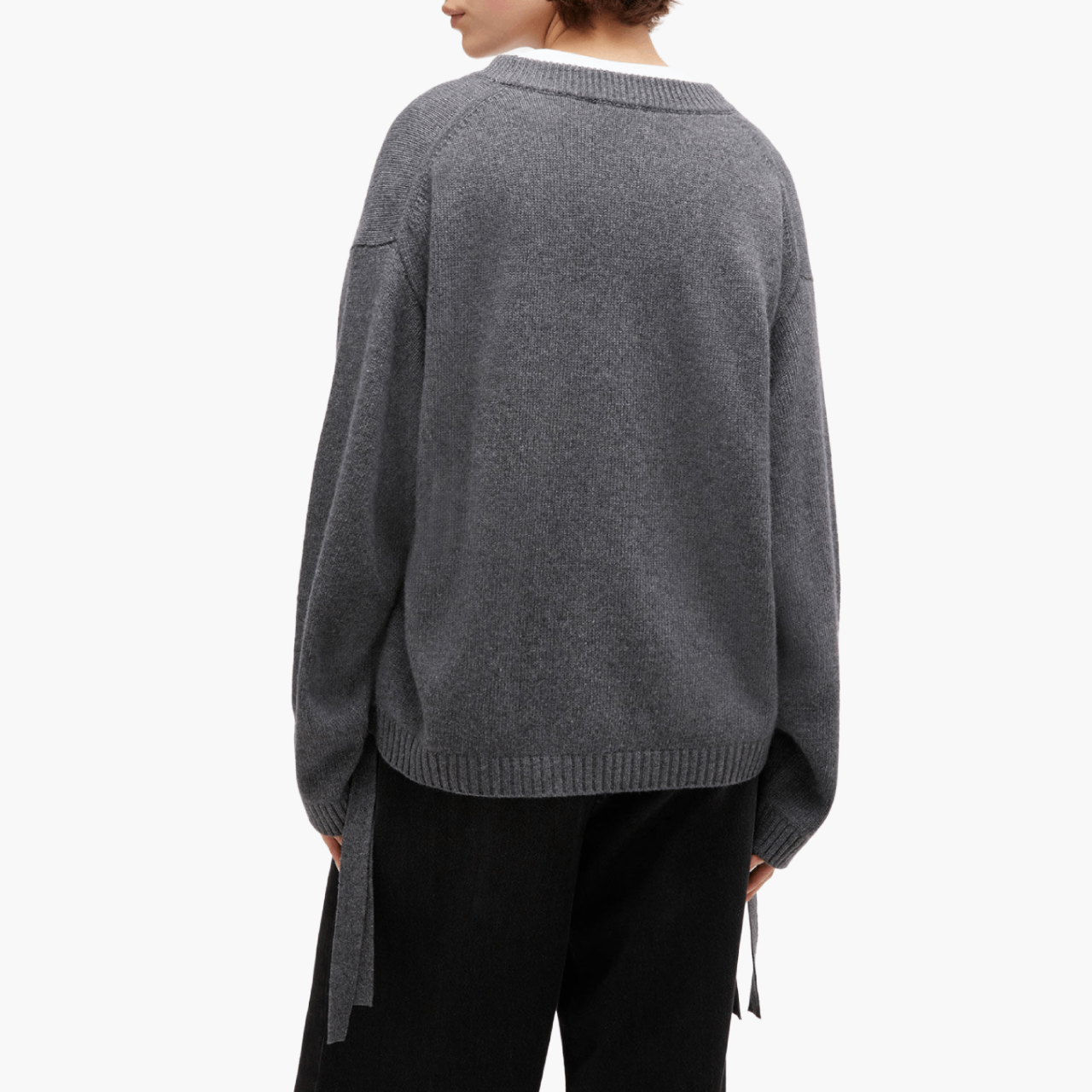 Pull Ganni Laine Gris Charcoal
