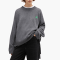 Ganni Charcoal Gray Wool Sweater