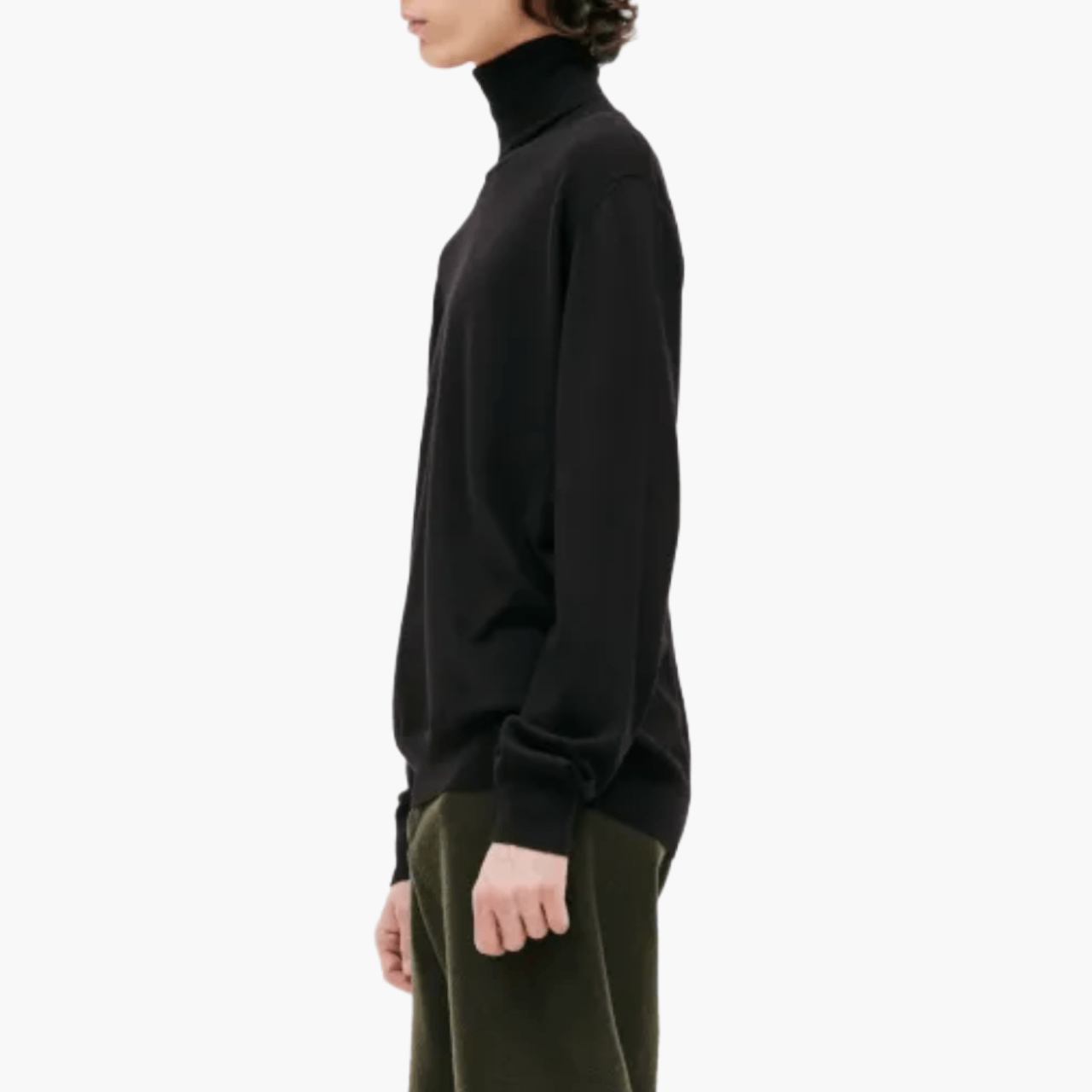 Pull Jil Sander col roulé noir