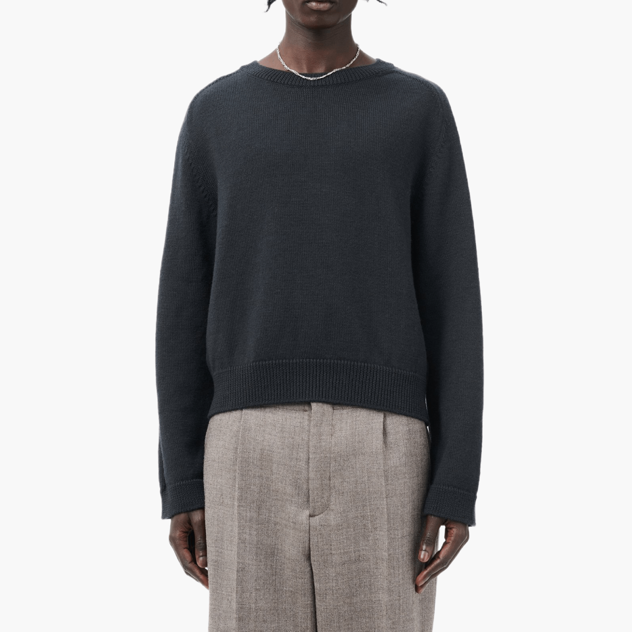 Pull Our Legacy True Roundneck Mérinos Noir