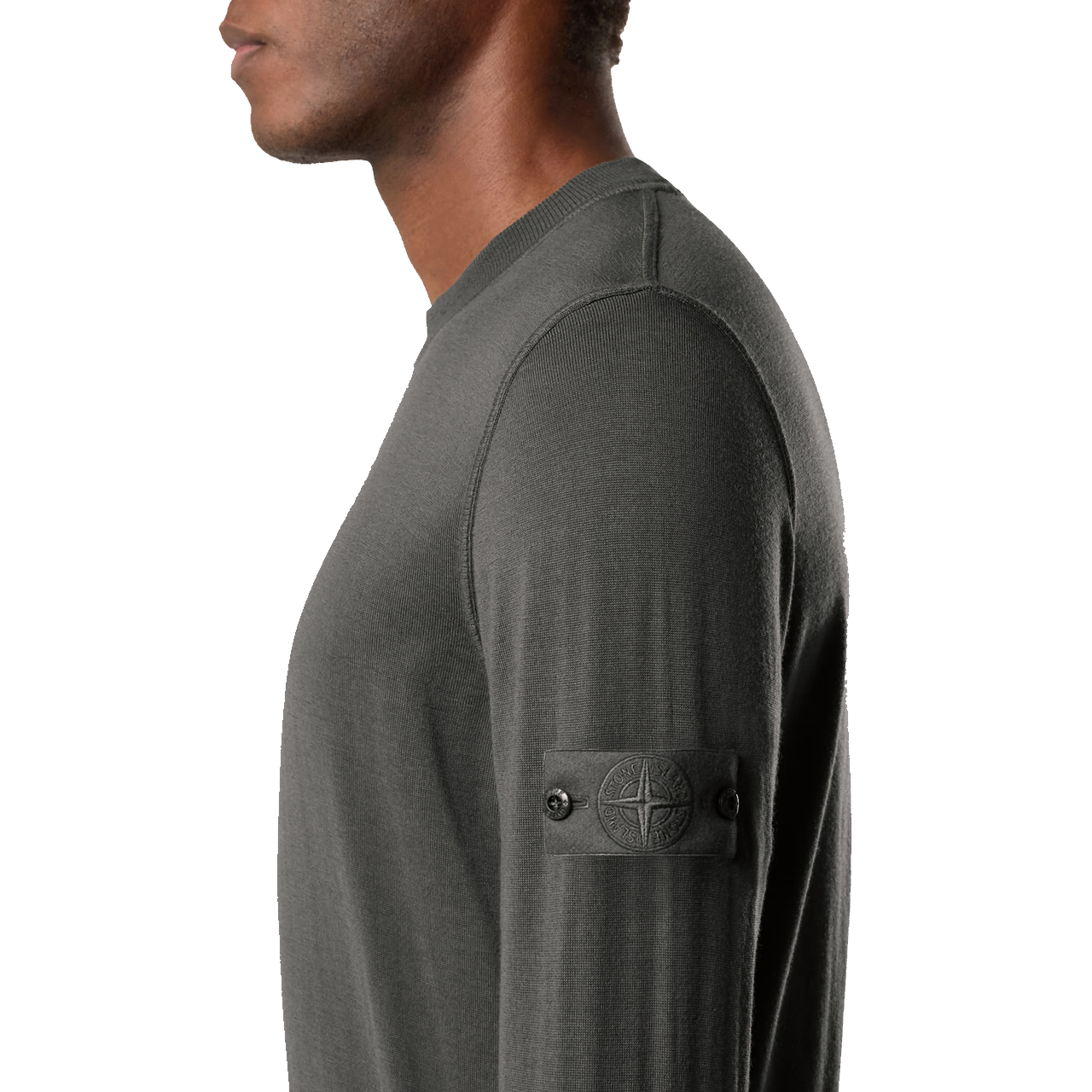 Pull Stone Island Ghost Light RWS gris clair