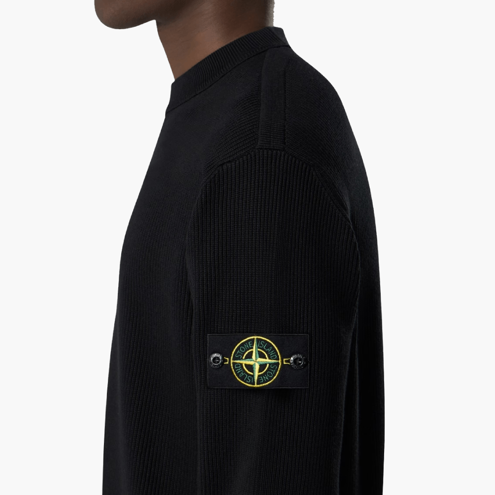 Pull ras-du-cou en coton côtelé