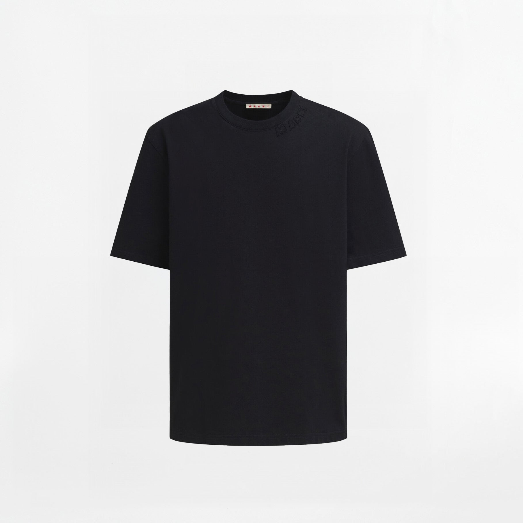 T-shirt Marni Organic Cotton Oversize Noir