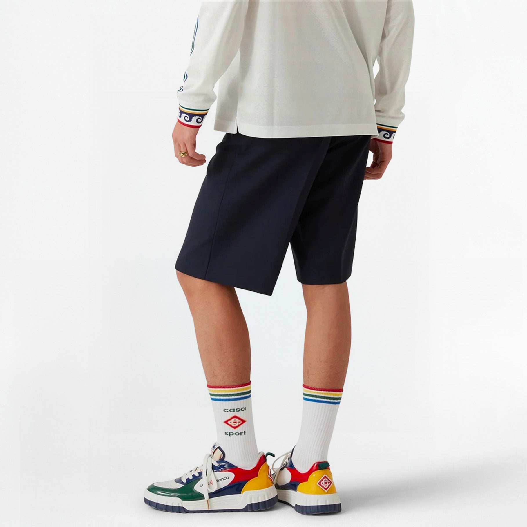 Chaussettes Casablanca Casa Sport Blanches