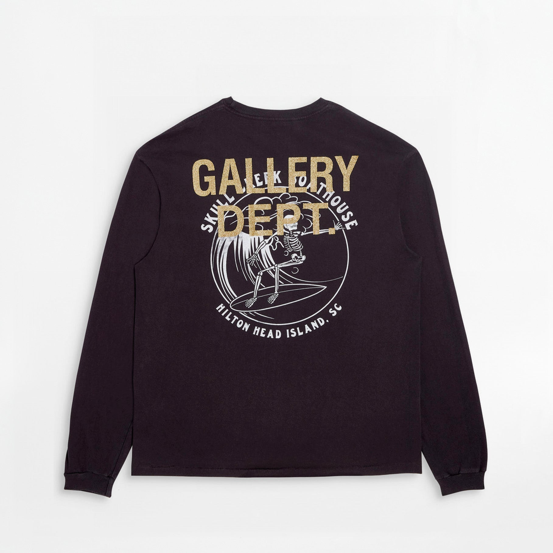 T-shirt Gallery Dept Skull Creek L/S Noir