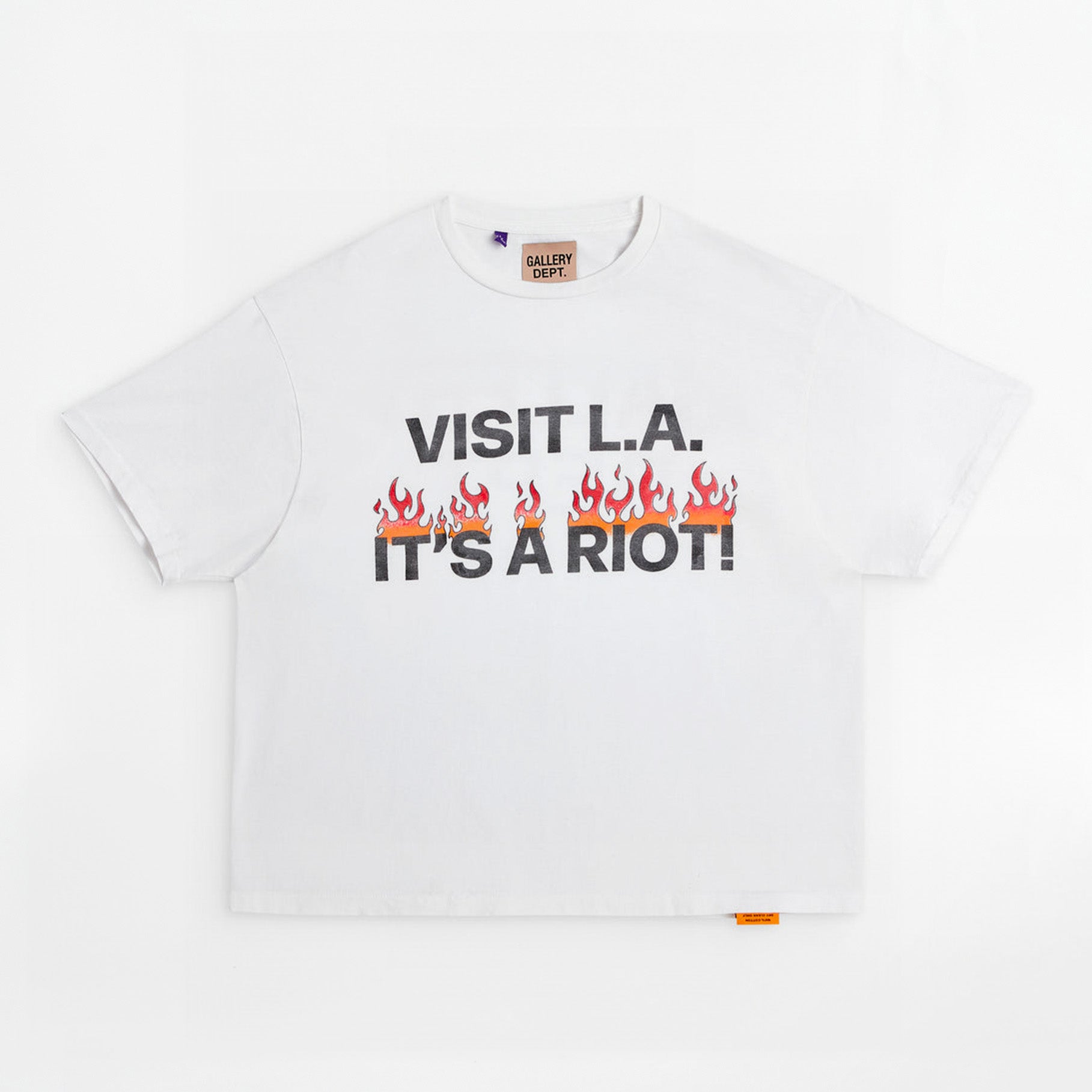 T-shirt Gallery Dept LA Riot Blanc