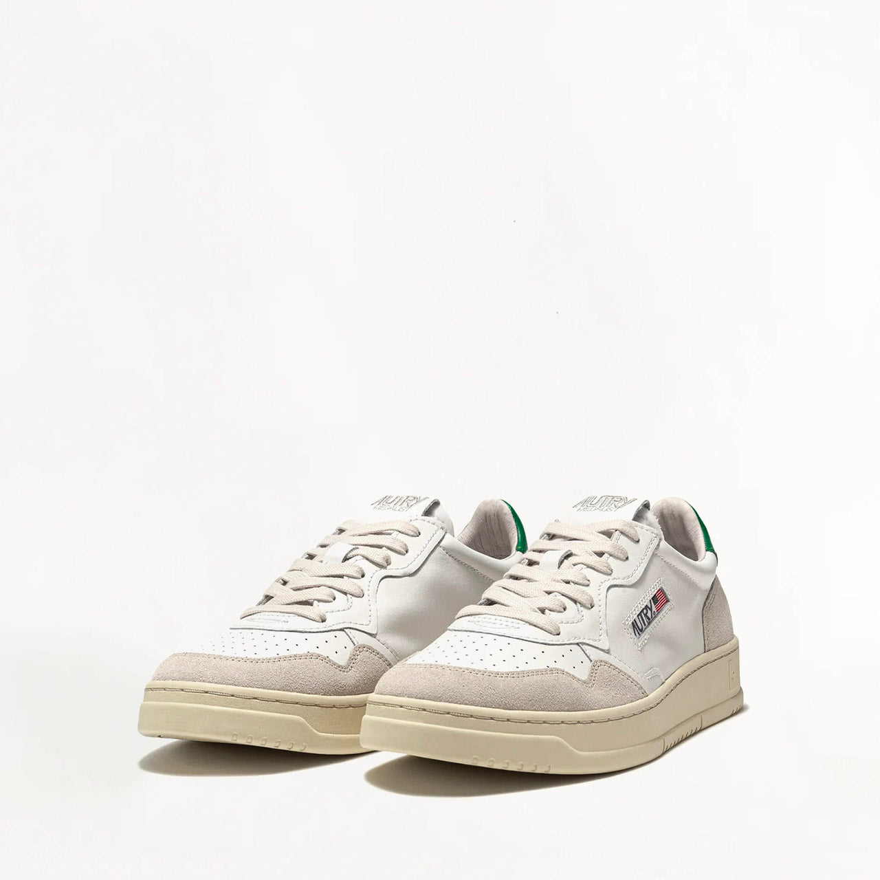 Sneakers Autry Medalist Blanche et verte LS23