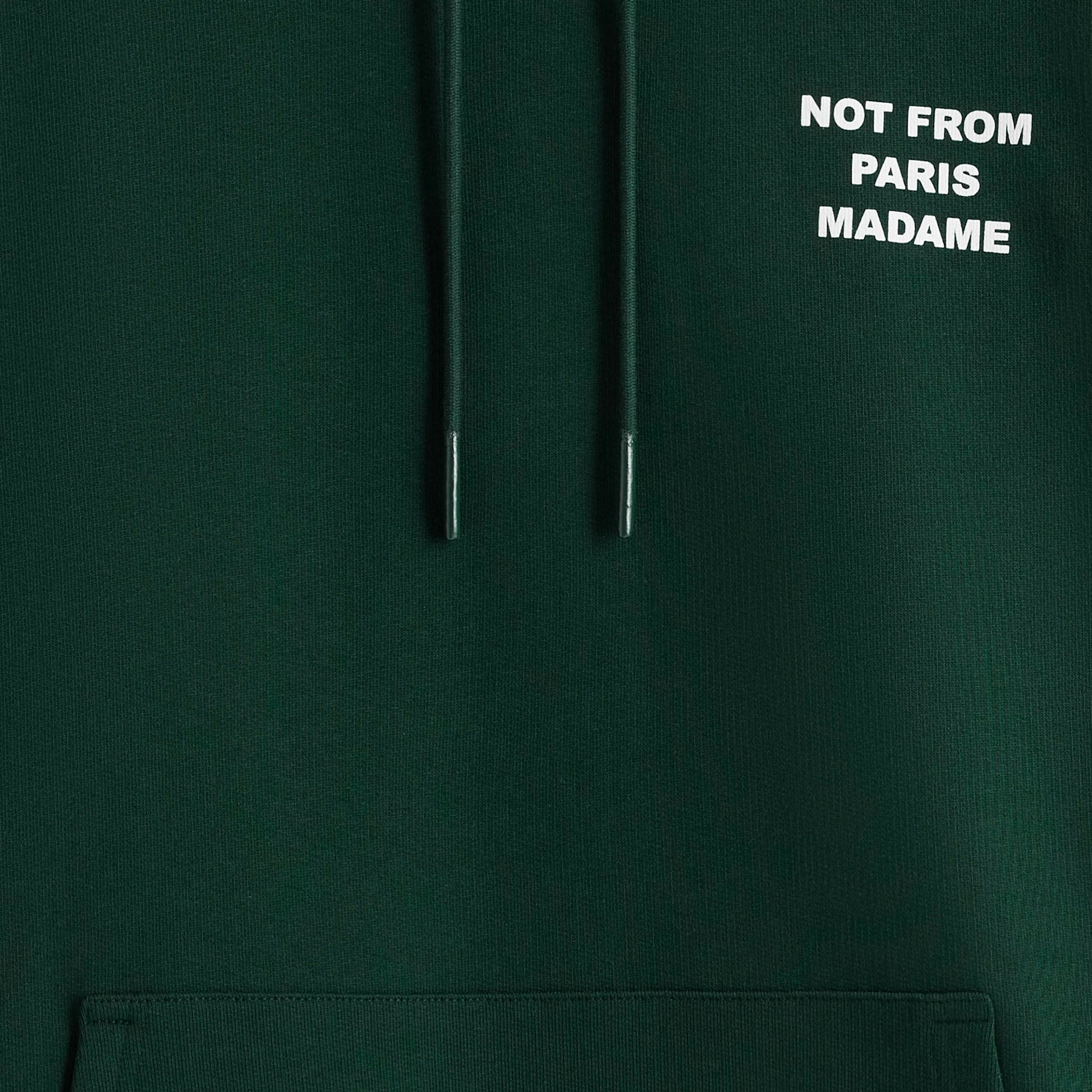 Le Hoodie Slogan Drôle de Monsieur Dark Green