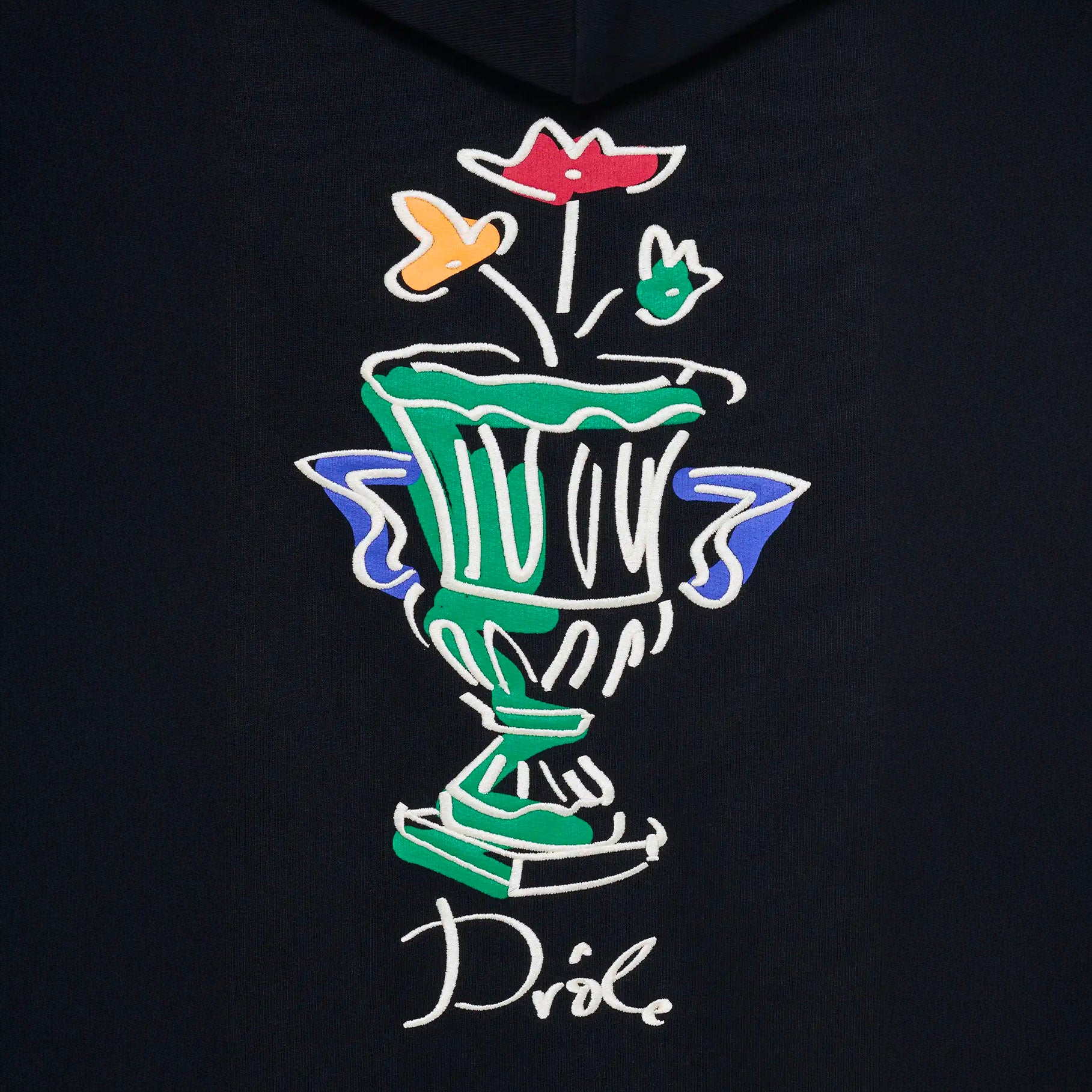 Le Hoodie Vase Drôle de Monsieur Noir