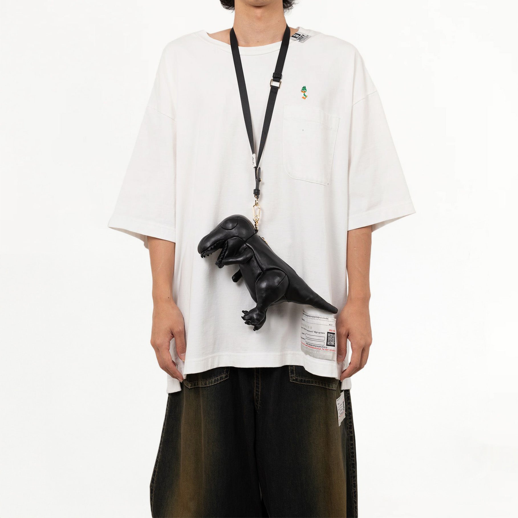 Sac Maison Mihara Yasuhiro T-Rex Mini Bag Noir