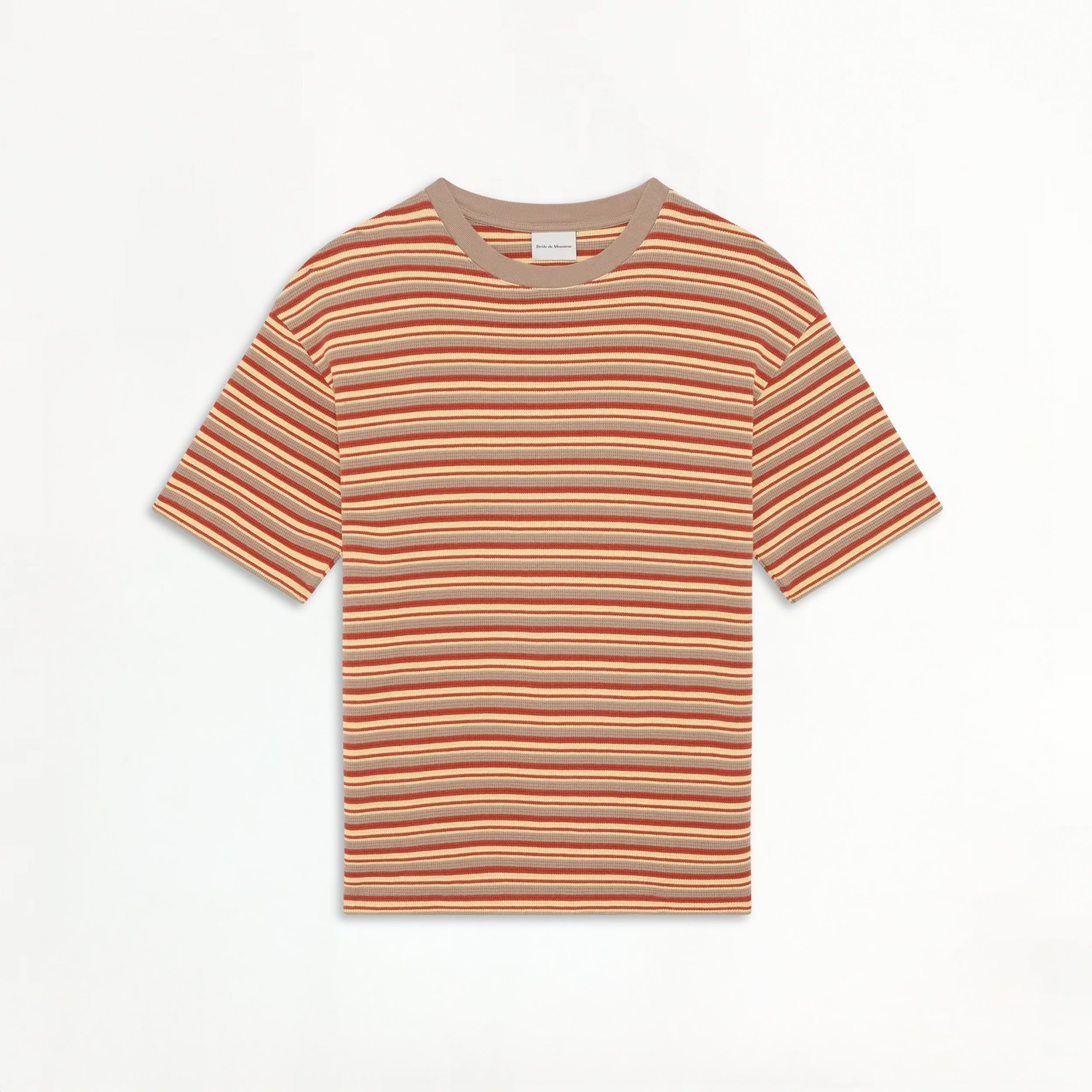 T-shirt Drôle de Monsieur Rayé Banane