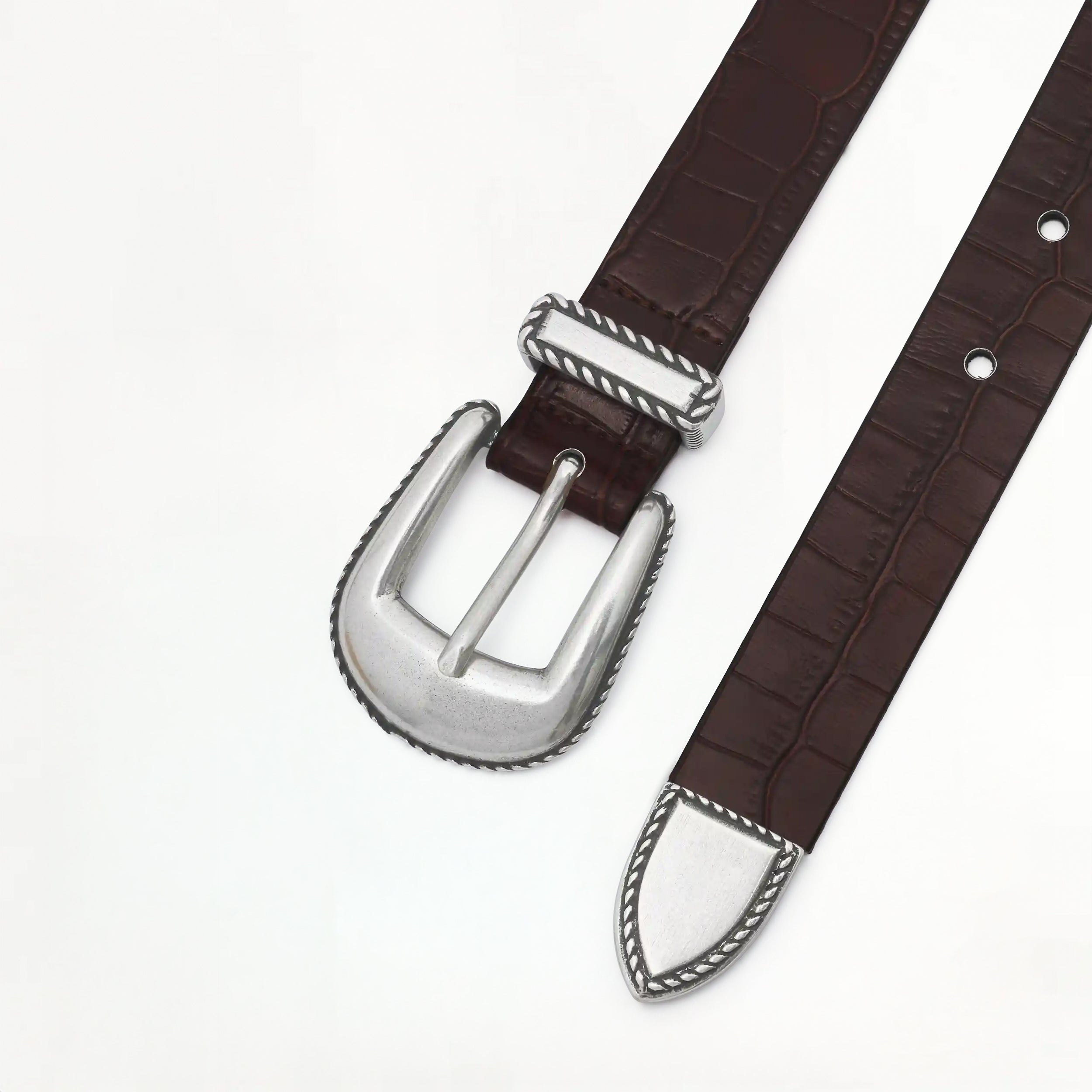 Ceinture Drôle de Monsieur Croco Marron