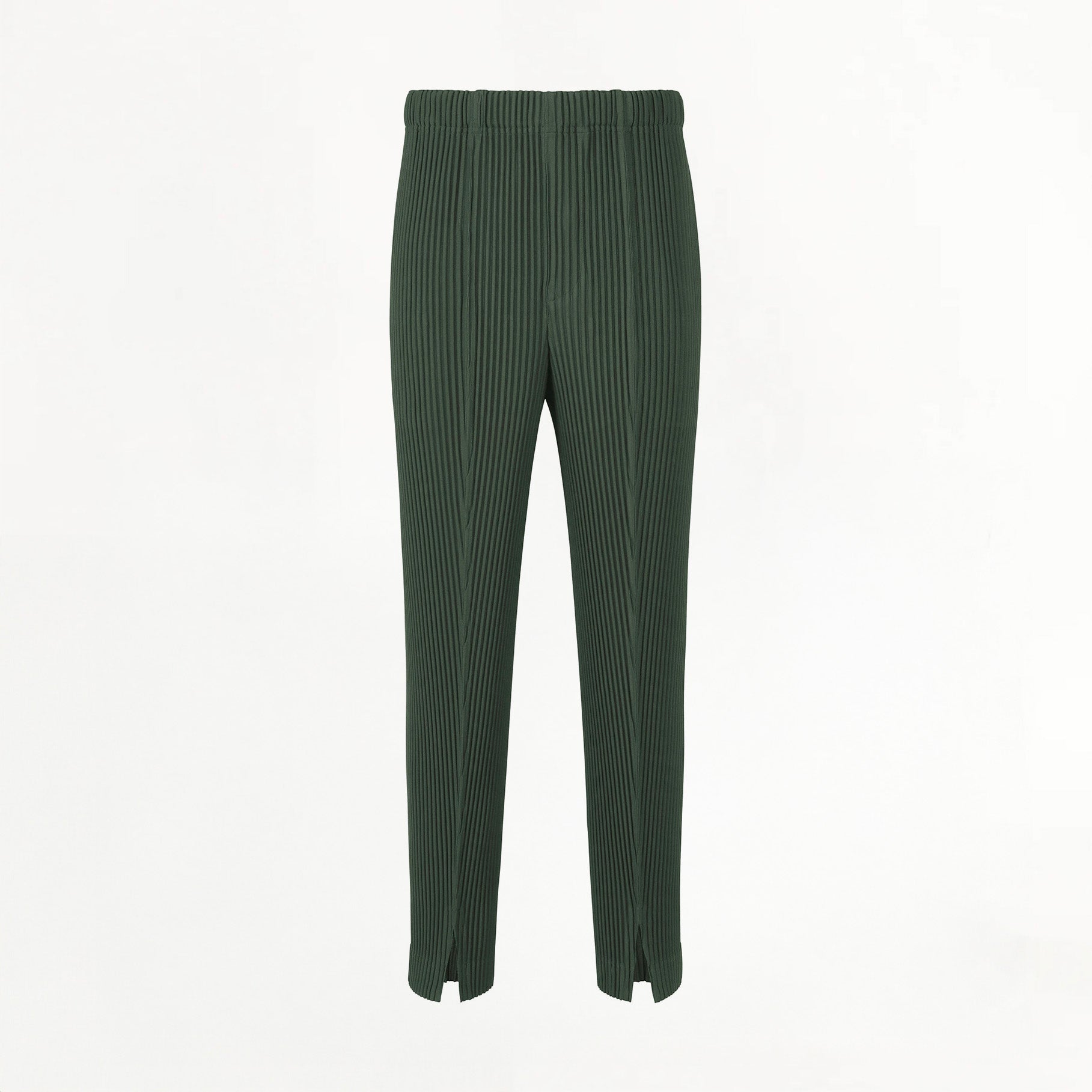 Pantalon Plissé Homme Plissé Issey Miyake Pleats Bottoms 2 Vert