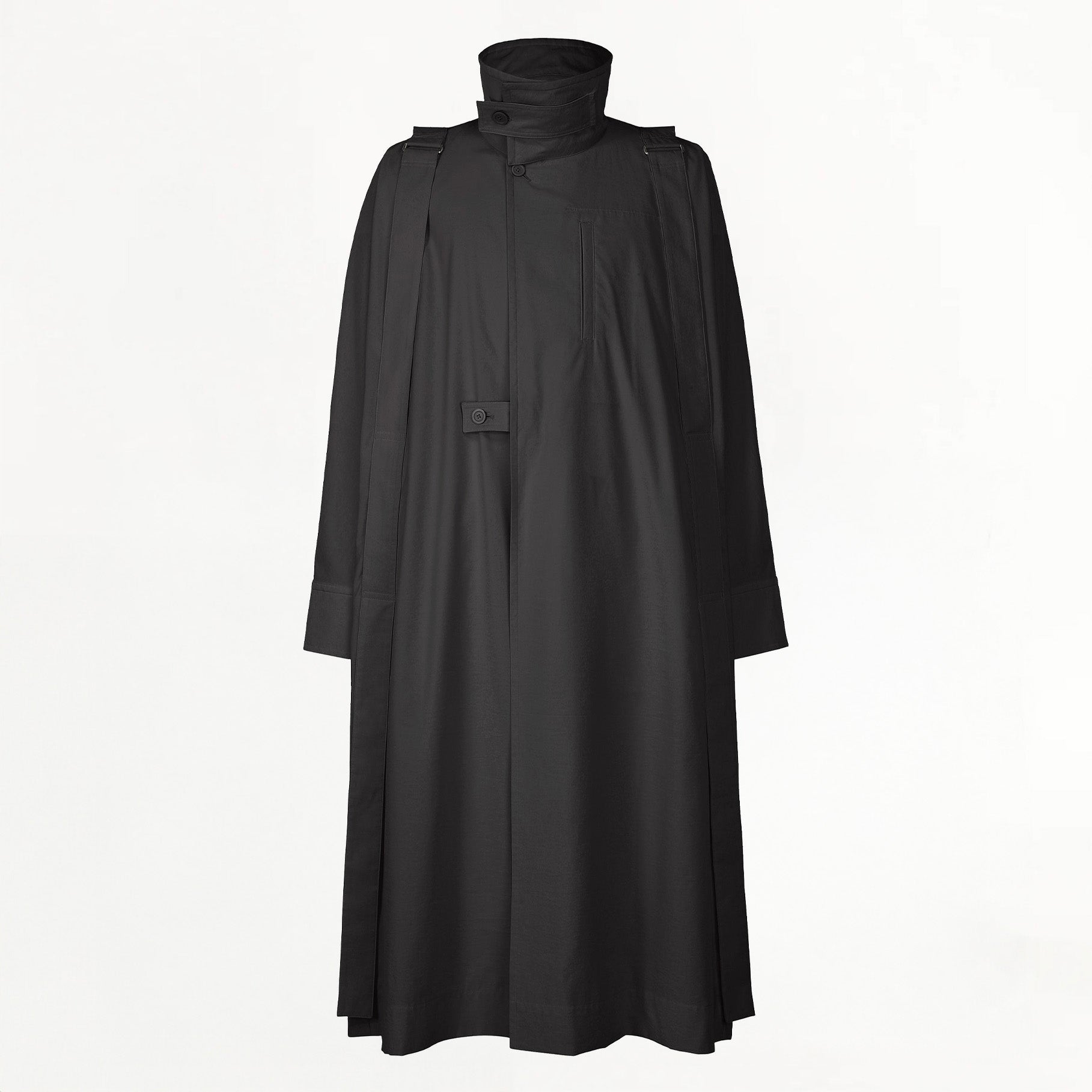 Manteau Parachute Homme Plissé Issey Miyake Noir