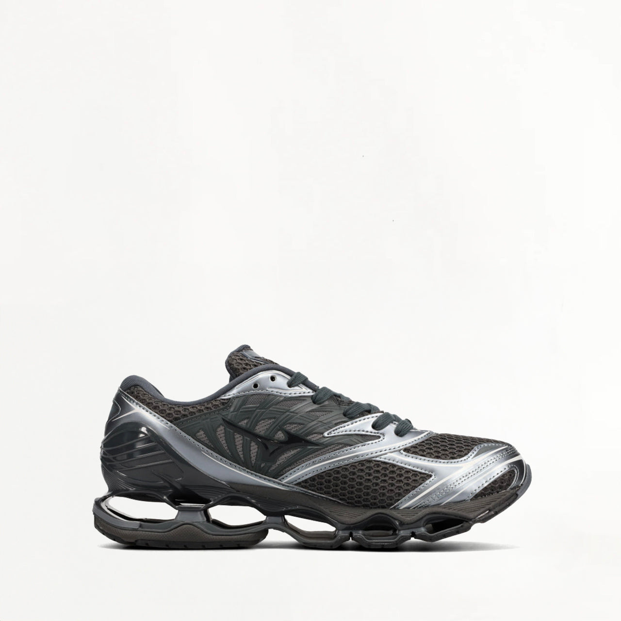 Sneakers Mizuno Wave Prophecy LS Anodized Noir/Gris Métallique