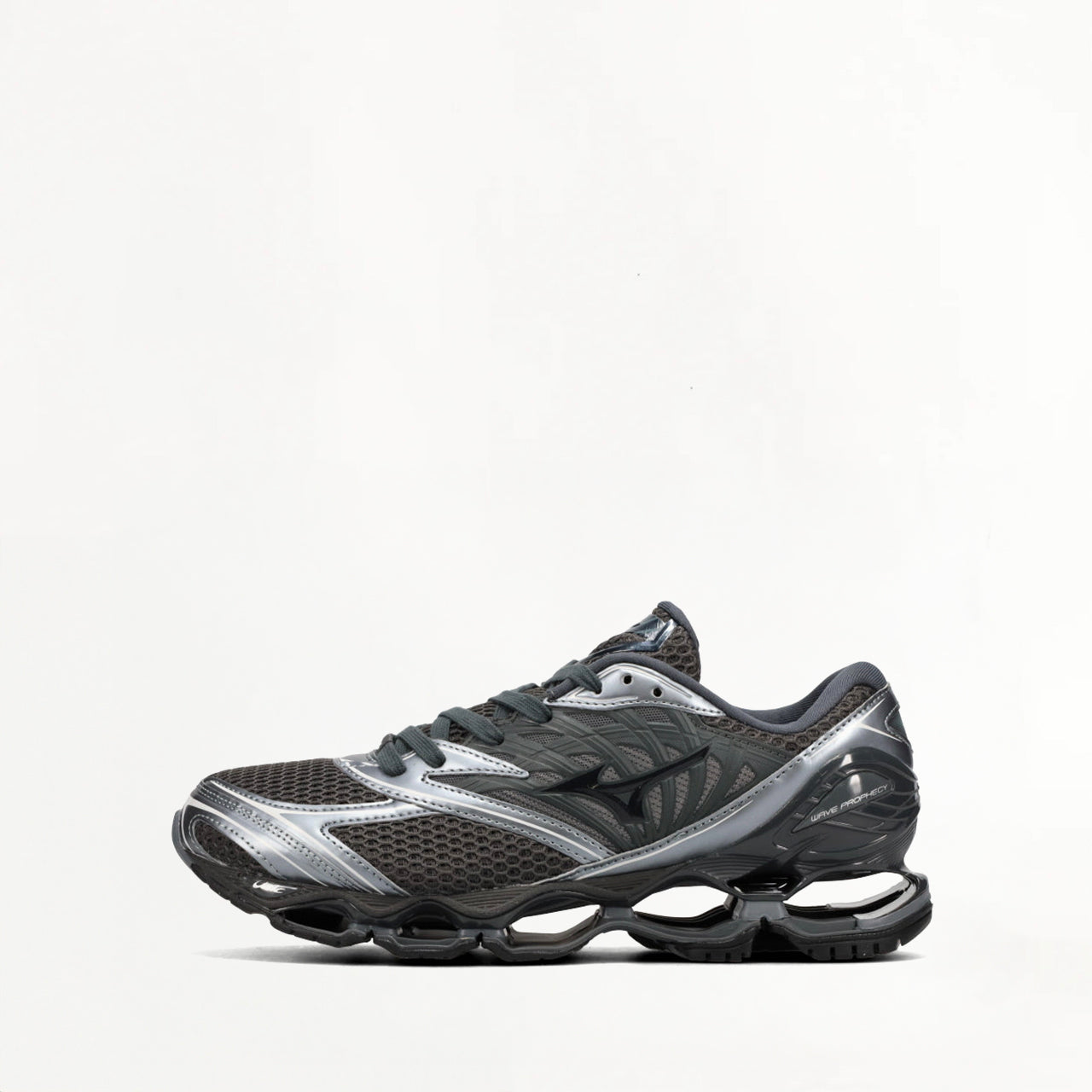 Sneakers Mizuno Wave Prophecy LS Anodized Noir/Gris Métallique
