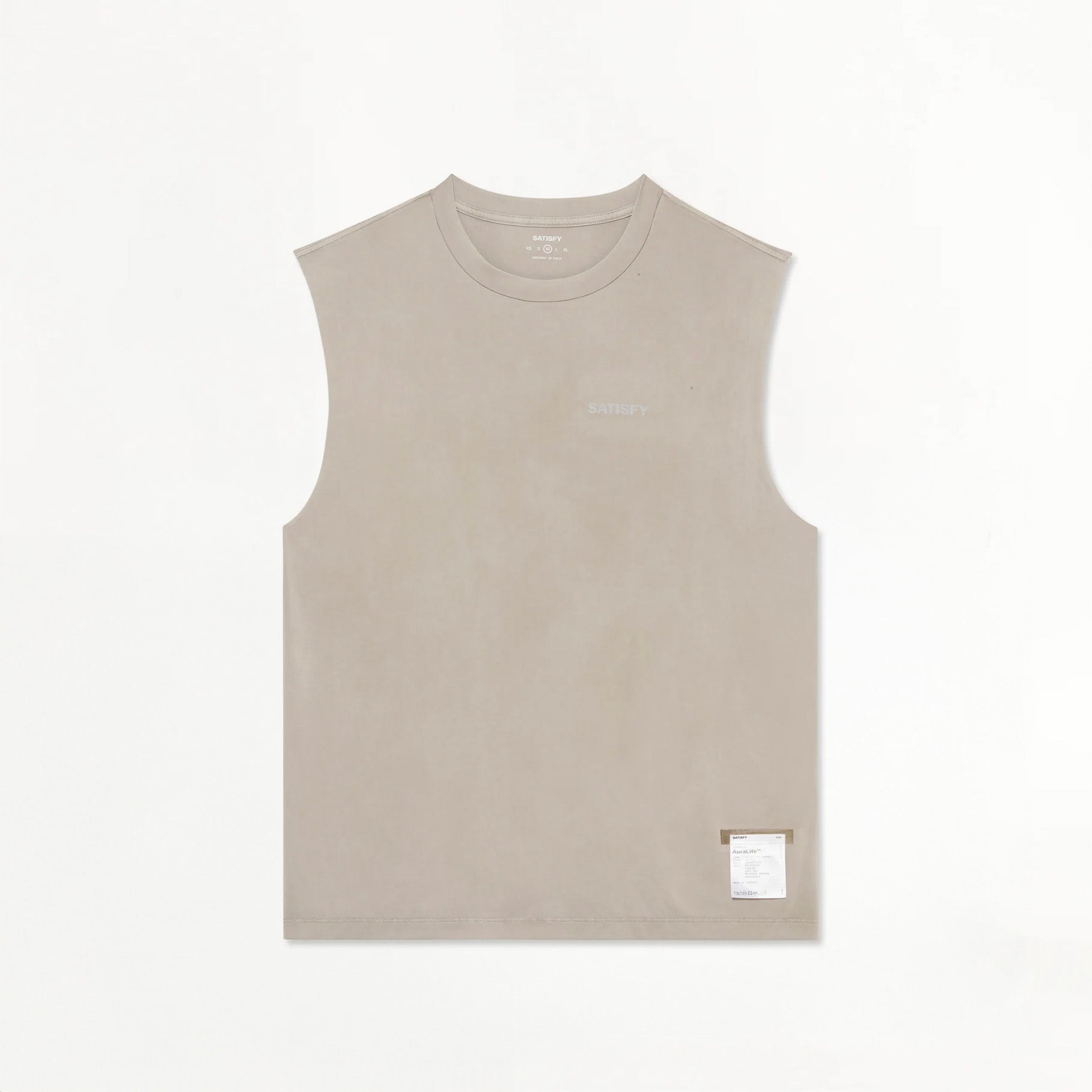 T-shirt Satisfy AuraLite Muscle Tee Mineral Dune