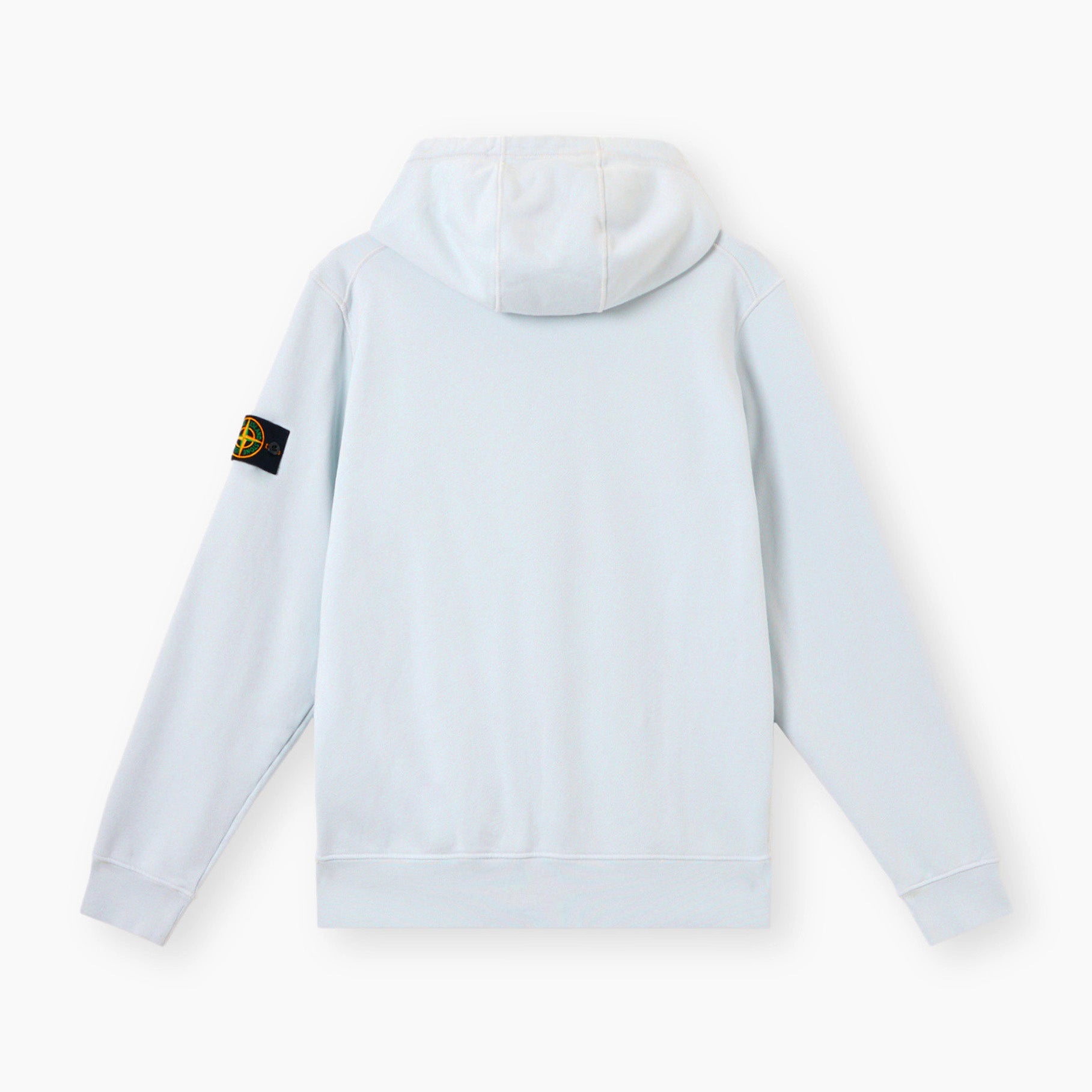 Sweat-shirt Zippé Stone Island Organic Cotton Fleece 6100042 Sky Blue