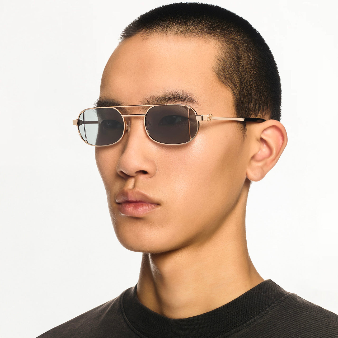 Lunettes de Soleil Off-White Lynn Gold & Gray