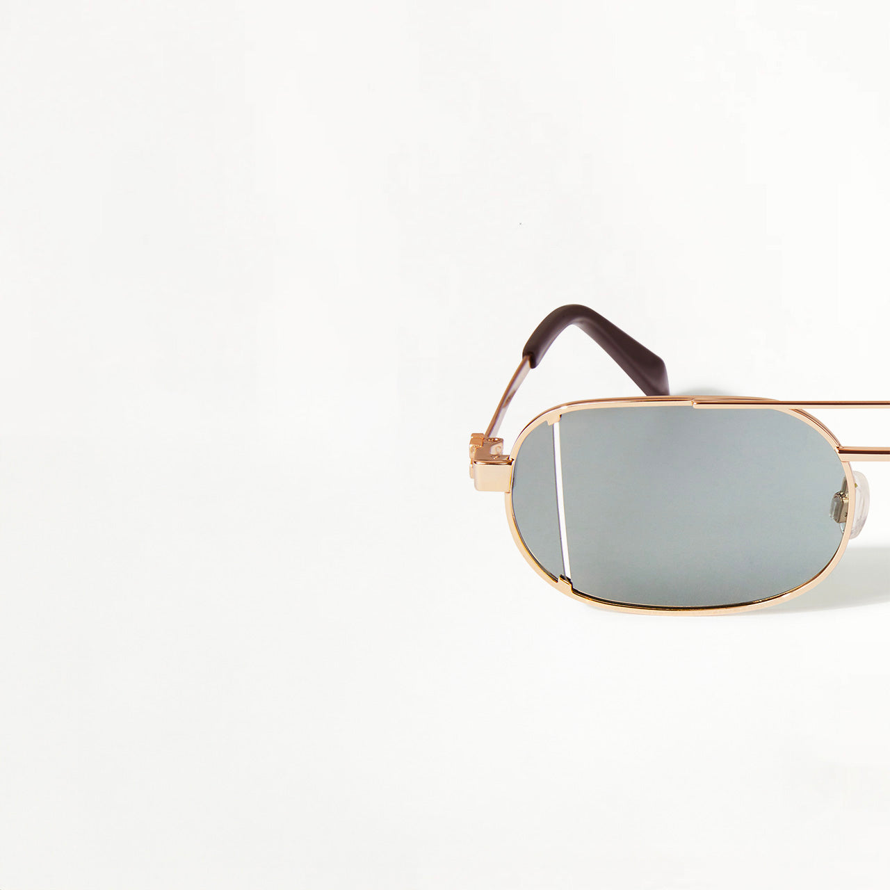 Lunettes de Soleil Off-White Lynn Gold & Gray
