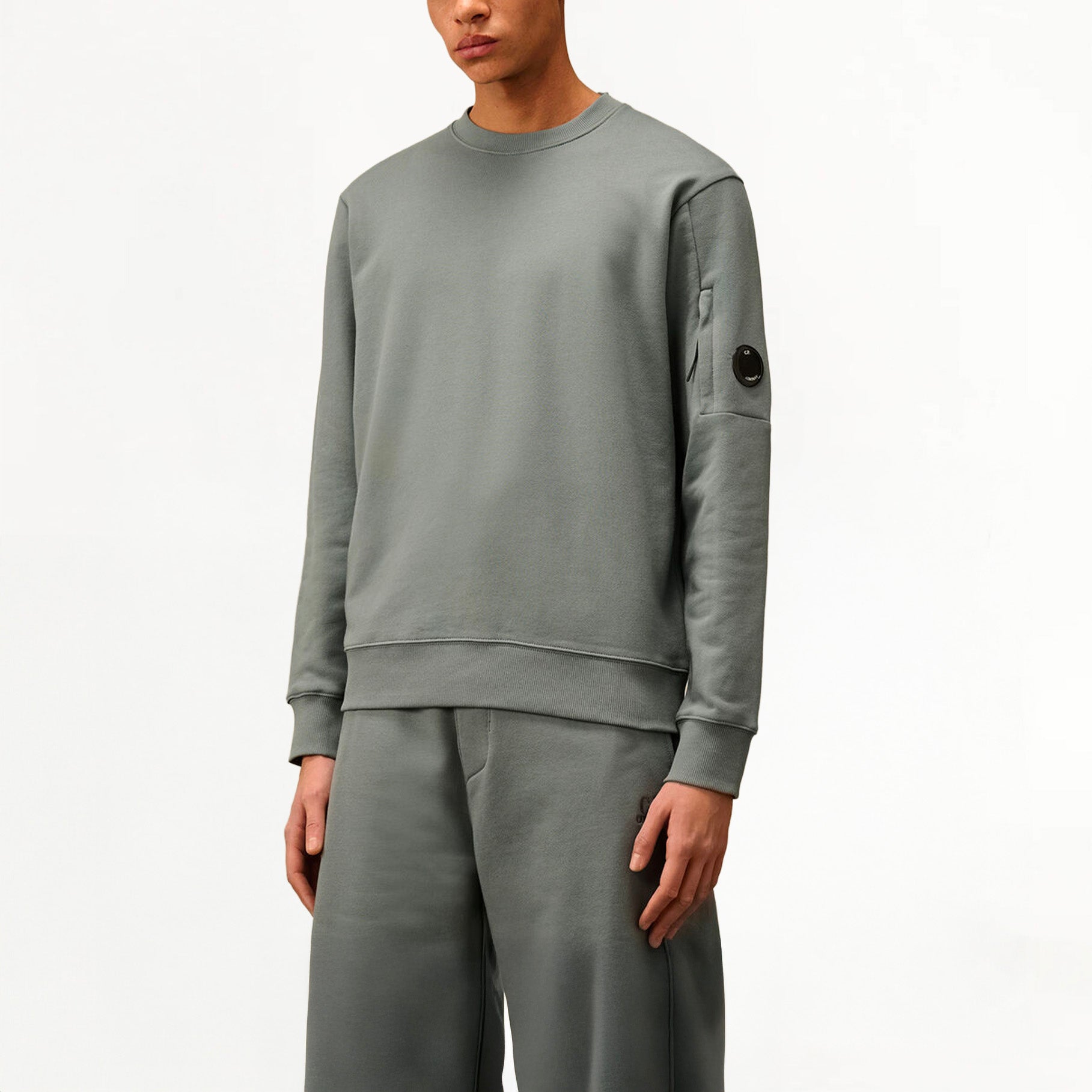 Sweatshirt C.P Company Diagonal Raised Fleece Lens Stormy Weather