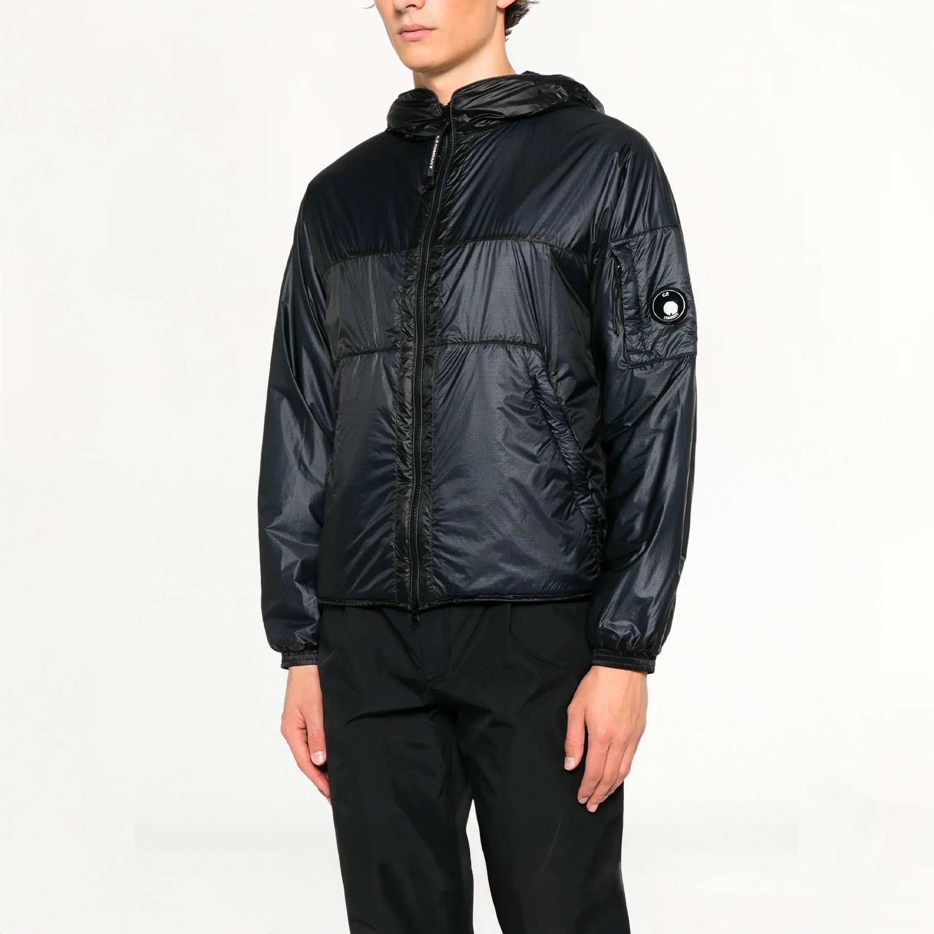 Veste C.P. Company Nada Shell Primaloft® Hooded Jacket Total Eclipse