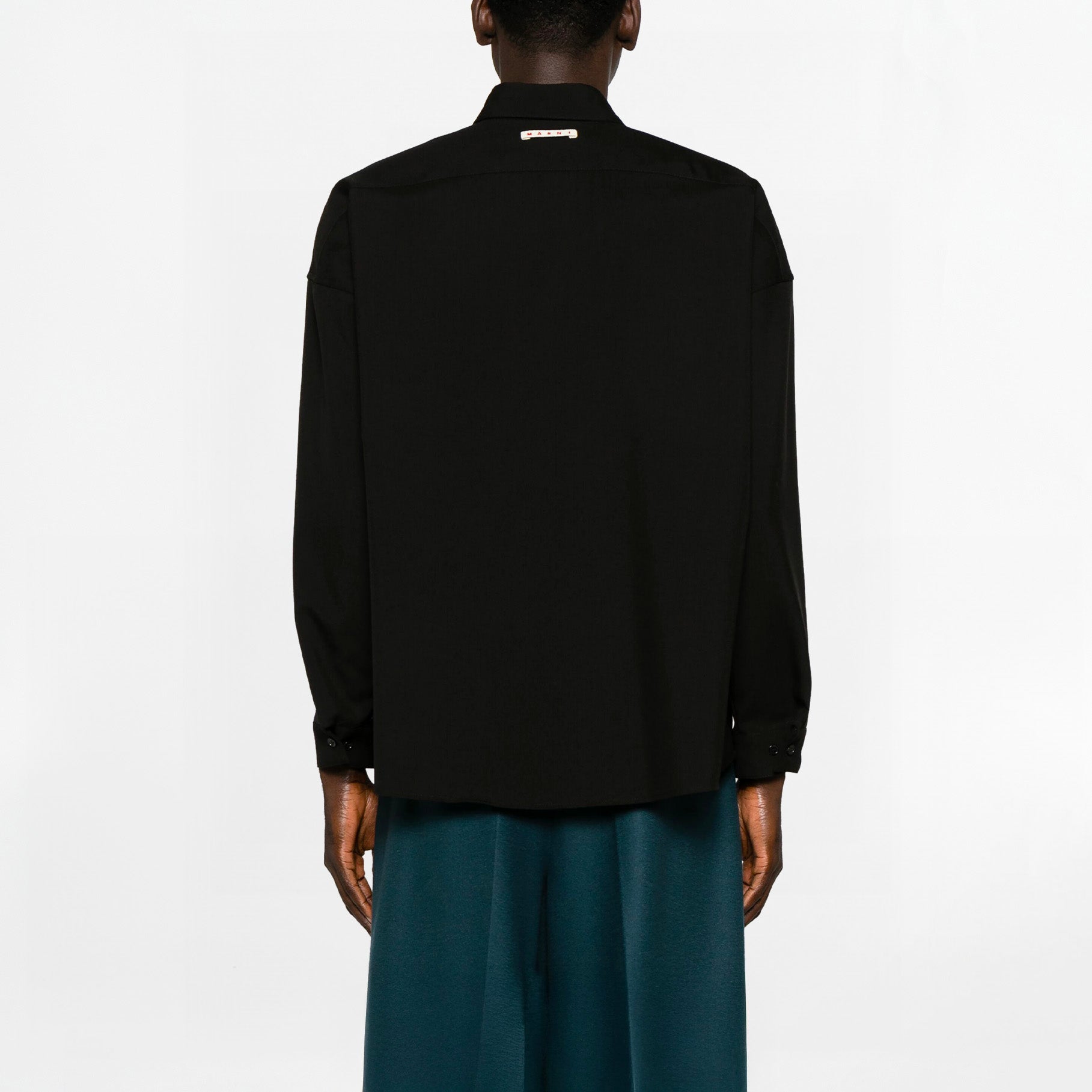 Chemise Marni Wool Tropical Noire