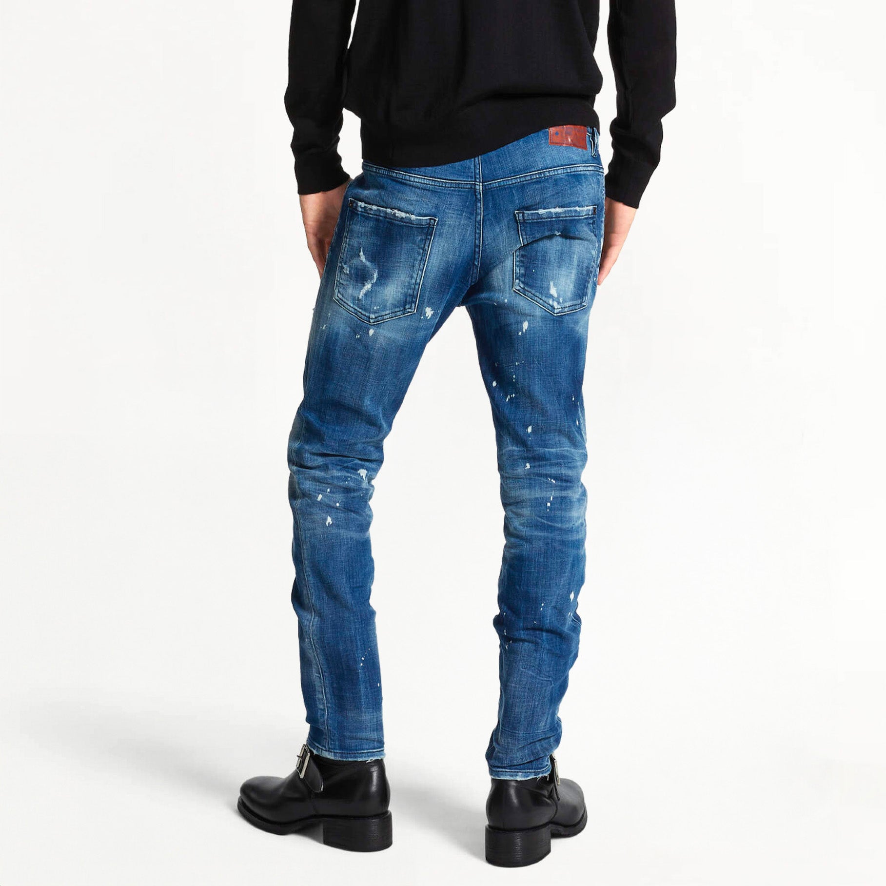 Dsquared2 Skater Medium Filo Blu Wash Slim Jeans