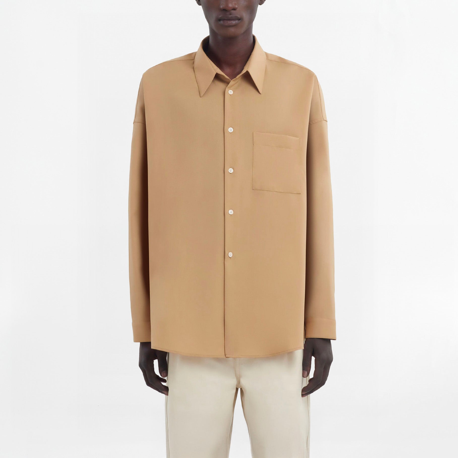 Chemise Marni Wool Tropical Beige