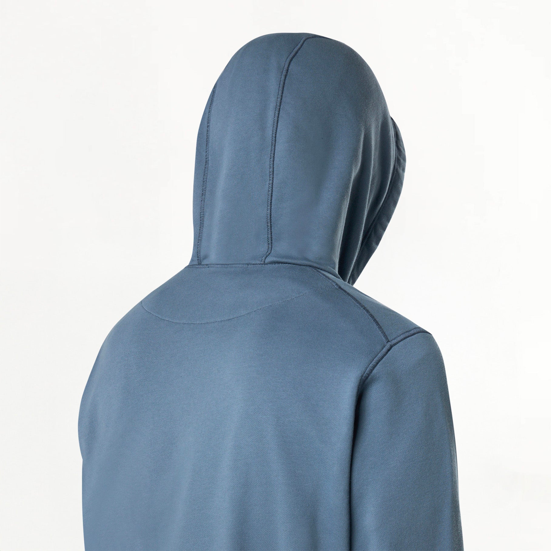 Sweat-shirt Zippé Stone Island Organic Cotton Fleece 6100042 Dark Blue