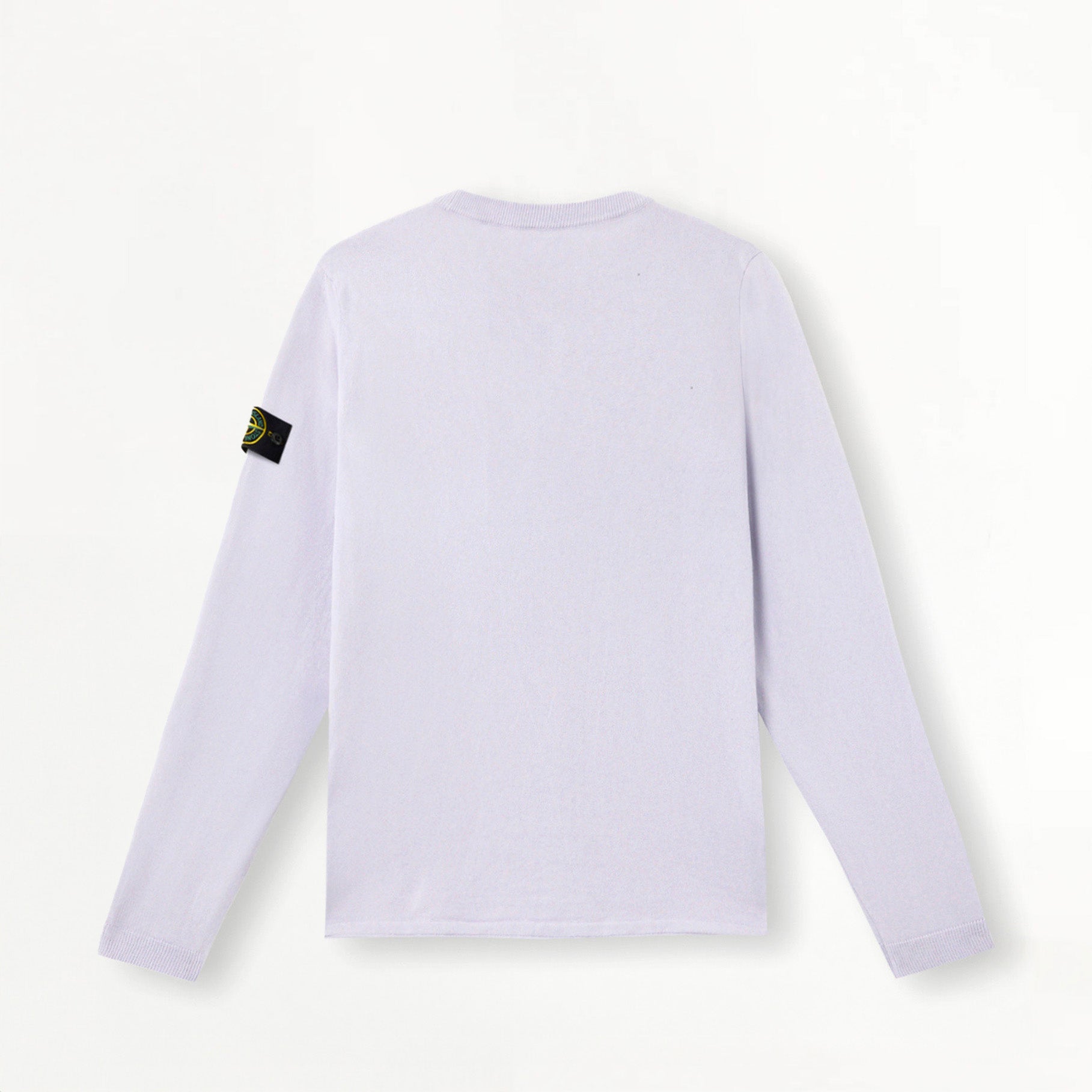 Pull Ras-du-cou Stone Island en Coton Bio 5100062 Lilas