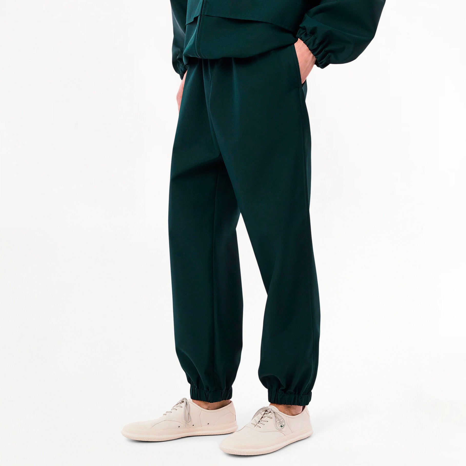 Pantalon Homme Lacoste Défilé Twill Vert Forêt