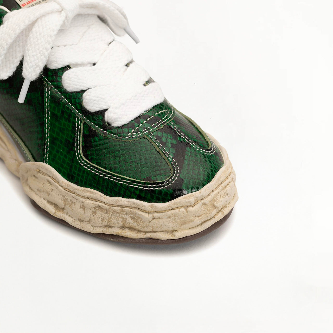 Sneakers Maison Mihara Yasuhiro Herbie Vert Python