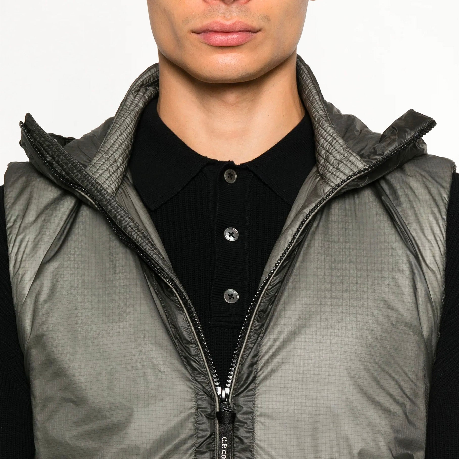 Gilet C.P Company Nada Shell Primaloft® Goggle Vest Smoked Pearl