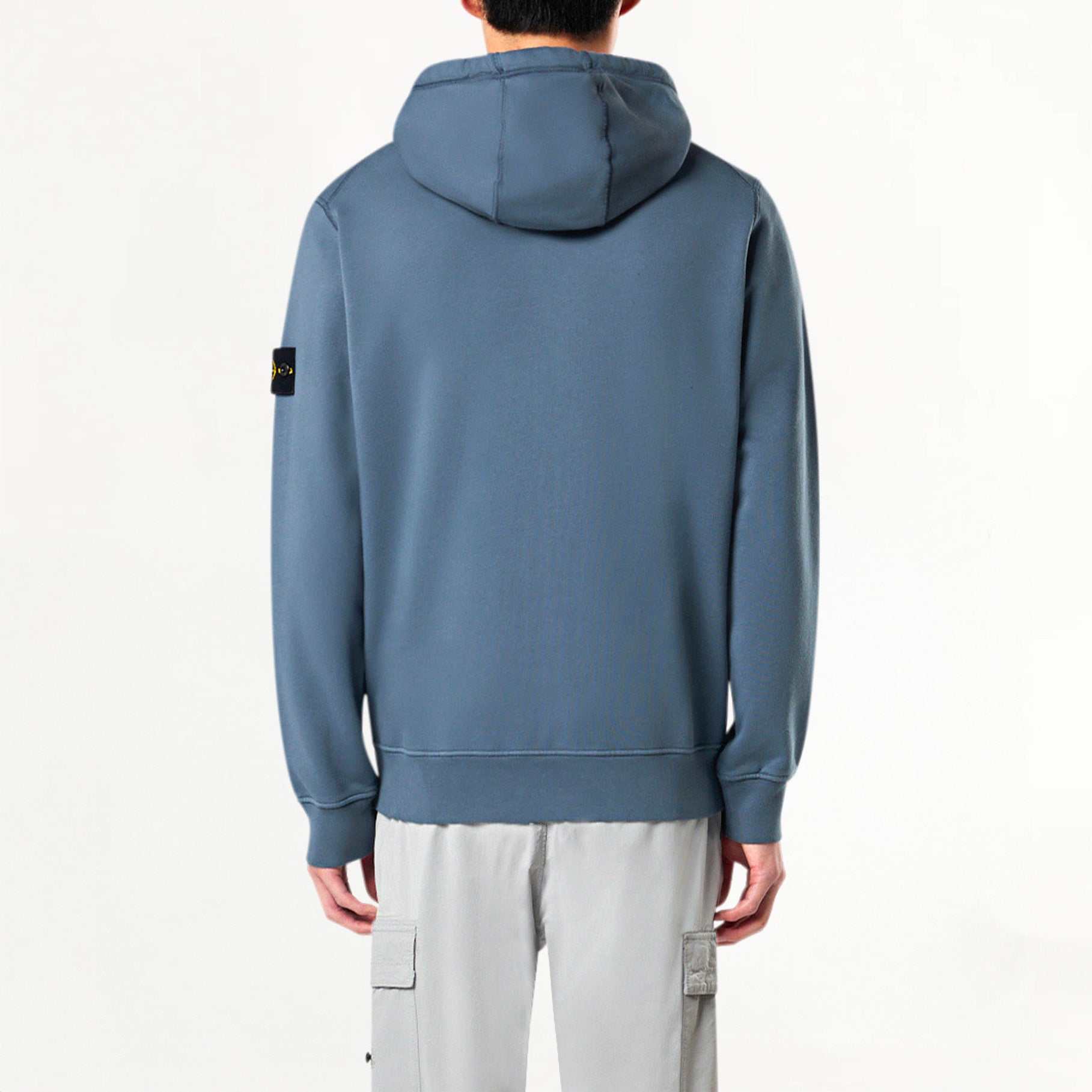 Sweat-shirt Zippé Stone Island Organic Cotton Fleece 6100042 Dark Blue