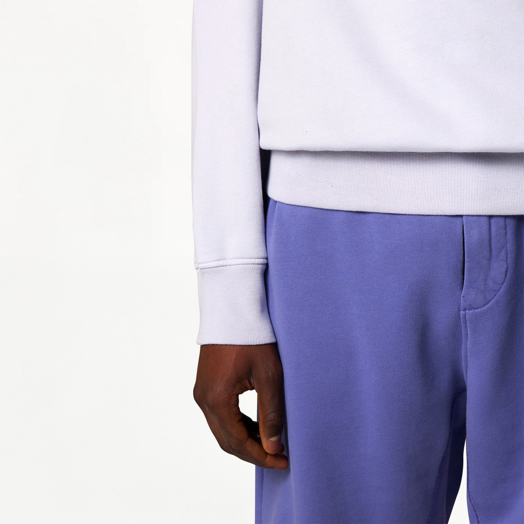 Sweat-shirt Stone Island Organic Cotton Fleece 6100044 Lila