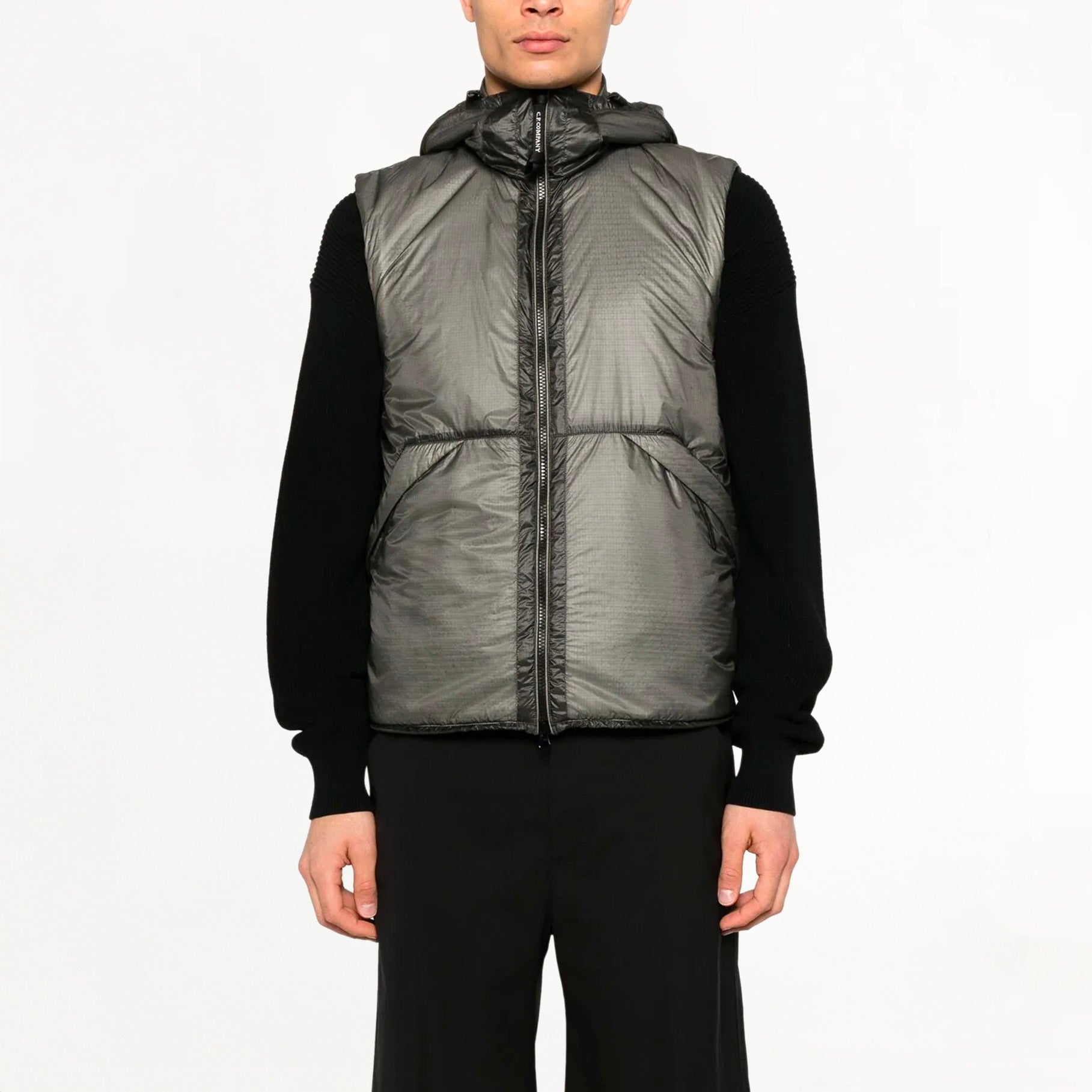 CP Company Nada Shell Primaloft® Goggle Vest Smoked Pearl