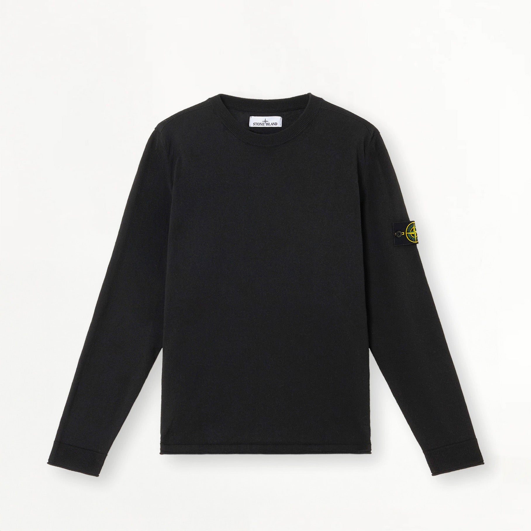 Pull Stone Island Light Raw Organic Cotton 5100062 Noir