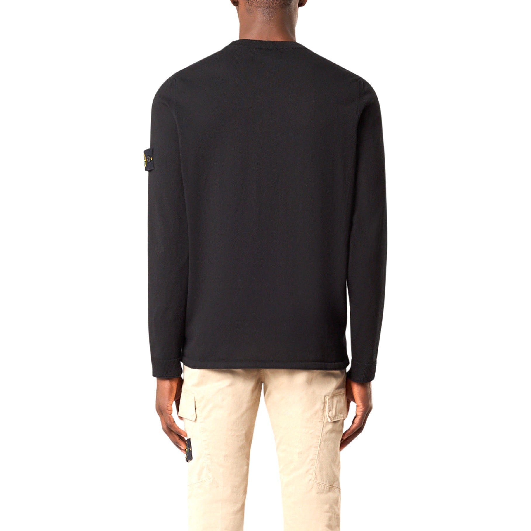 Pull Stone Island Light Raw Organic Cotton 5100062 Noir
