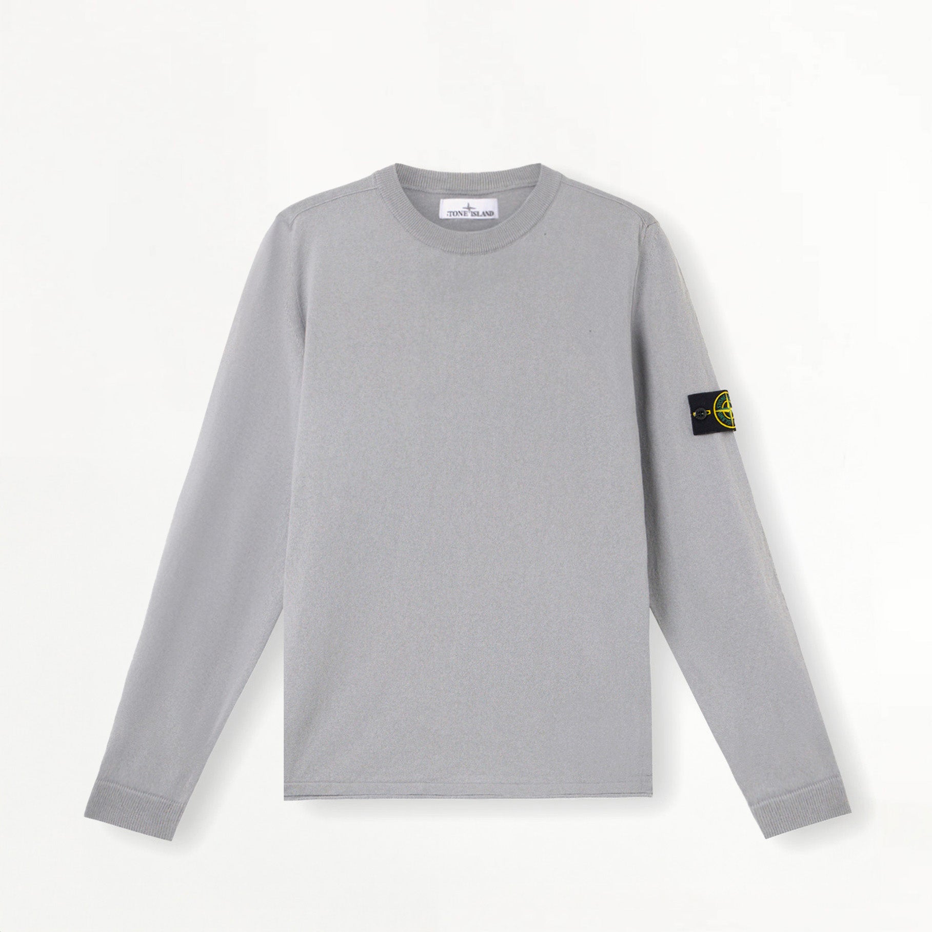 Pull Stone Island Light Raw Hand Organic Cotton 5100062 Gris Perle