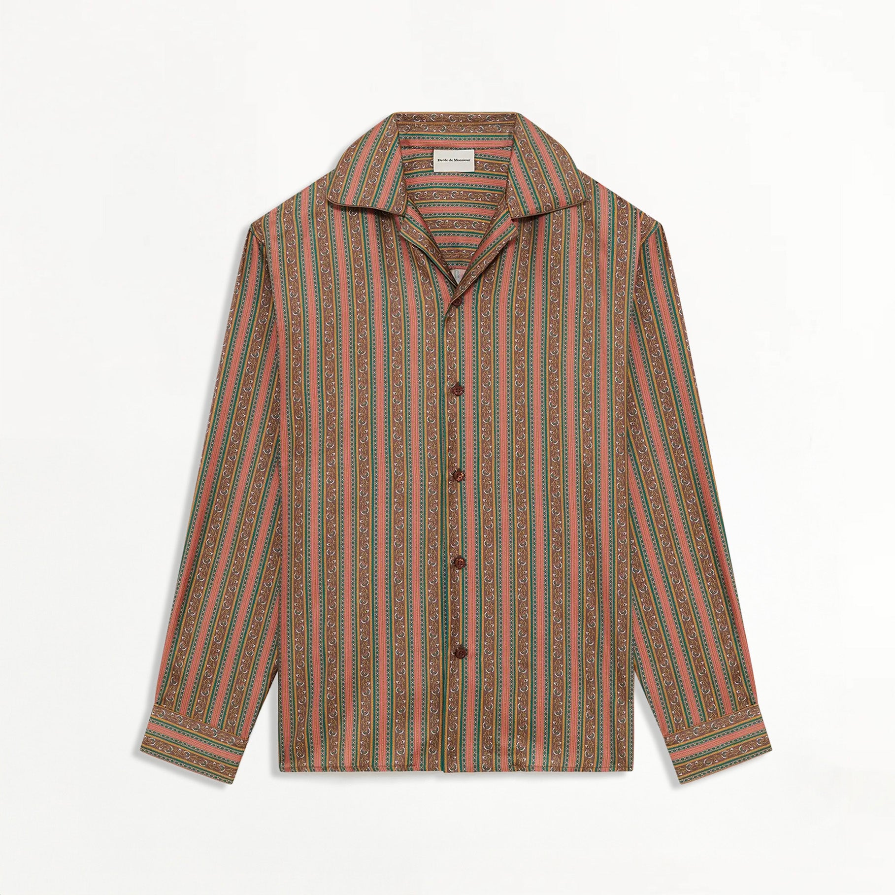 Chemise Homme Drôle de Monsieur Rayures Fleuries