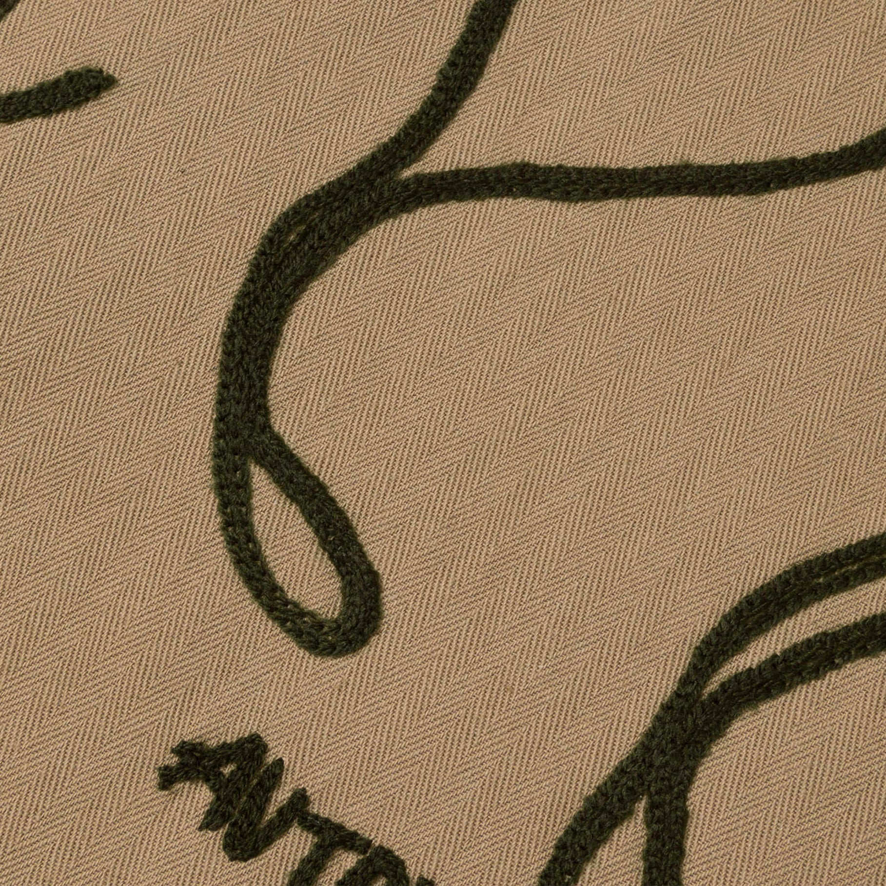 Chemise Homme Autry Overshirt Flowers Beige