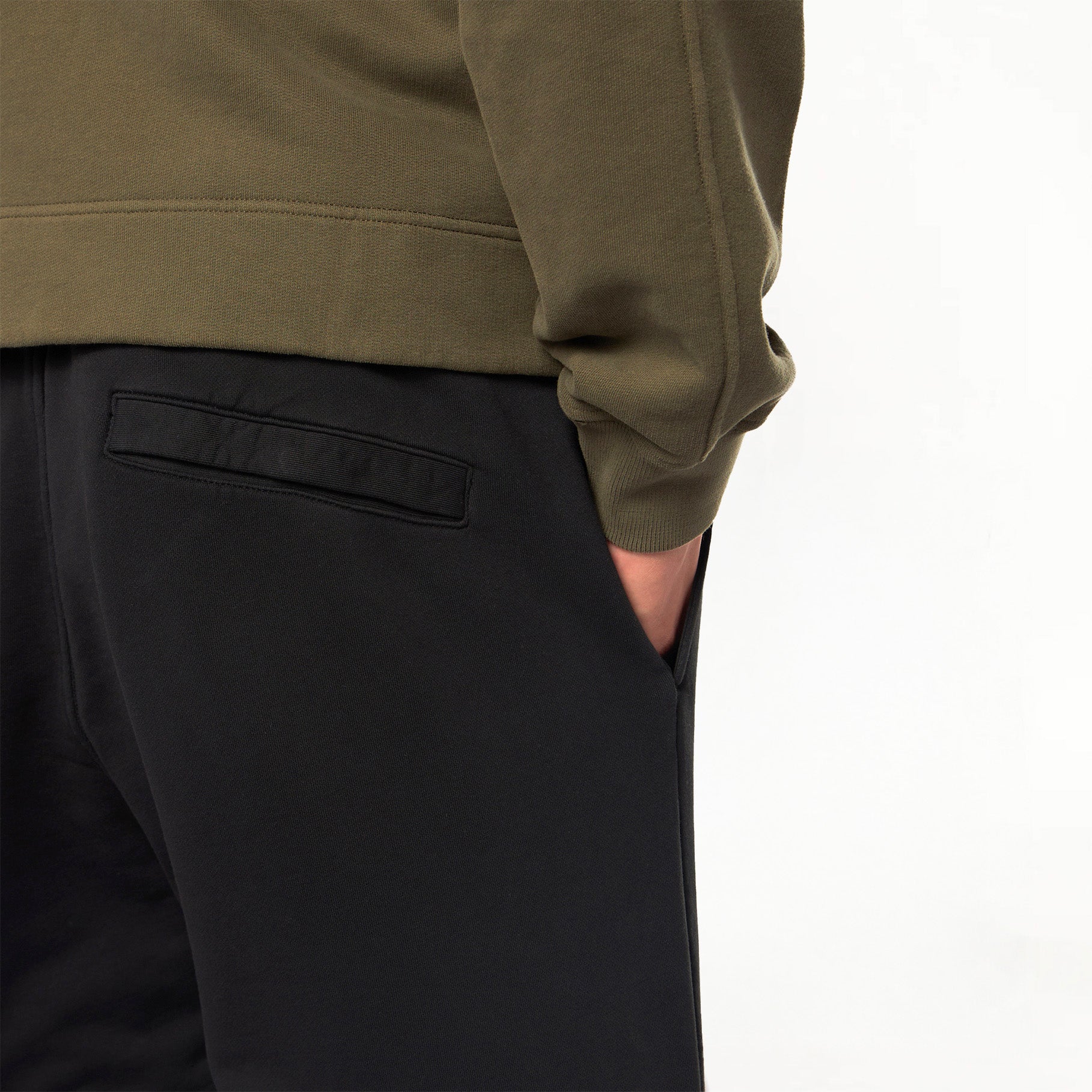 Short Cargo Stone Island Cotton Fleece 6200012 Noir