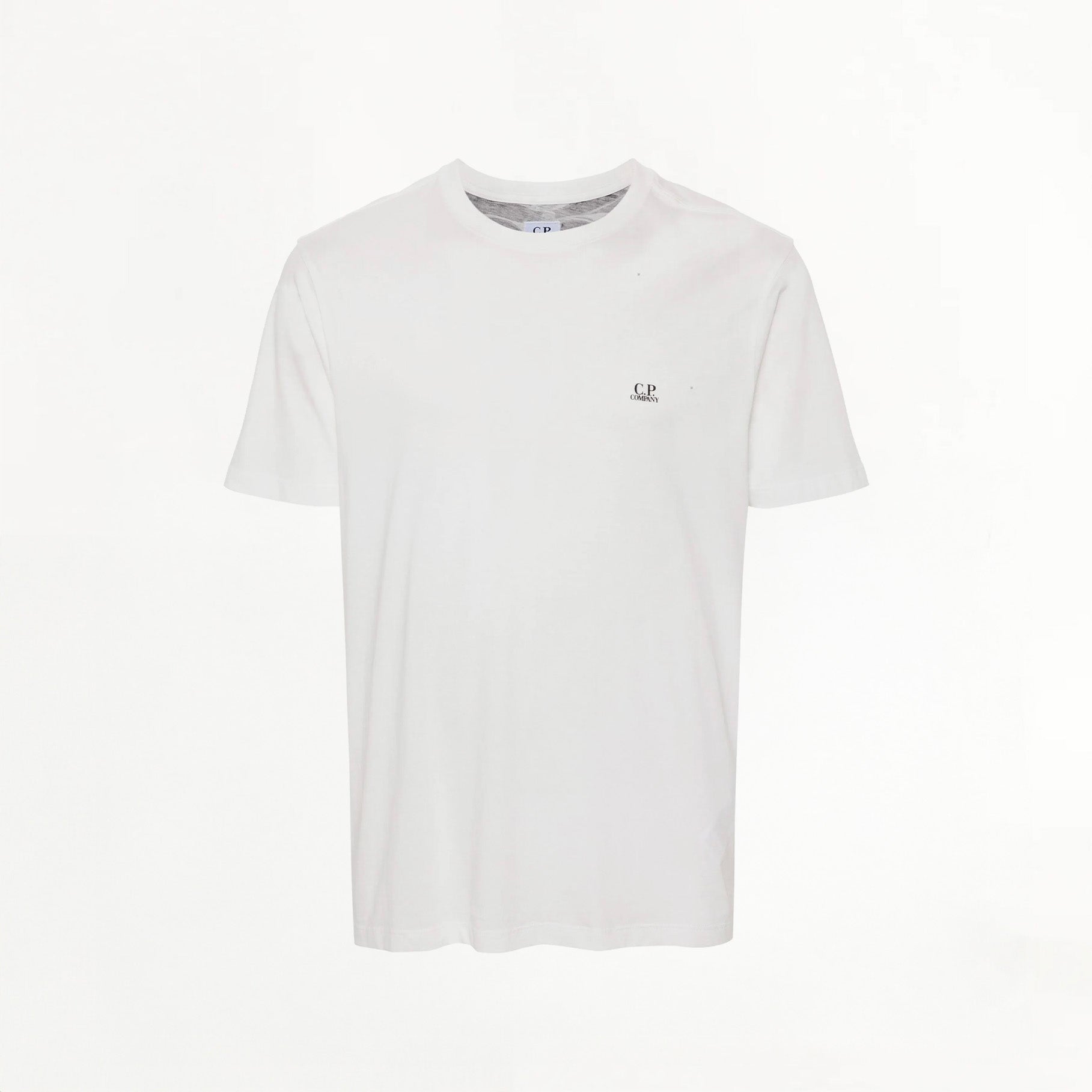 T-shirt C.P. Company 30/1 Jersey Back Goggle Blanc