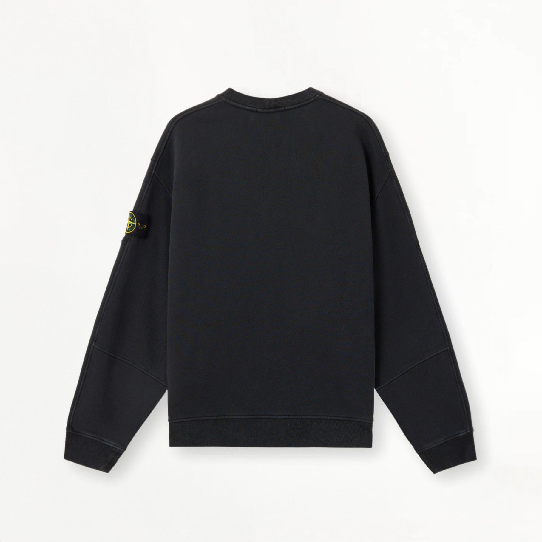 Stone Island Crew Neck Sweatshirt in Organic Cotton 6100032 Black