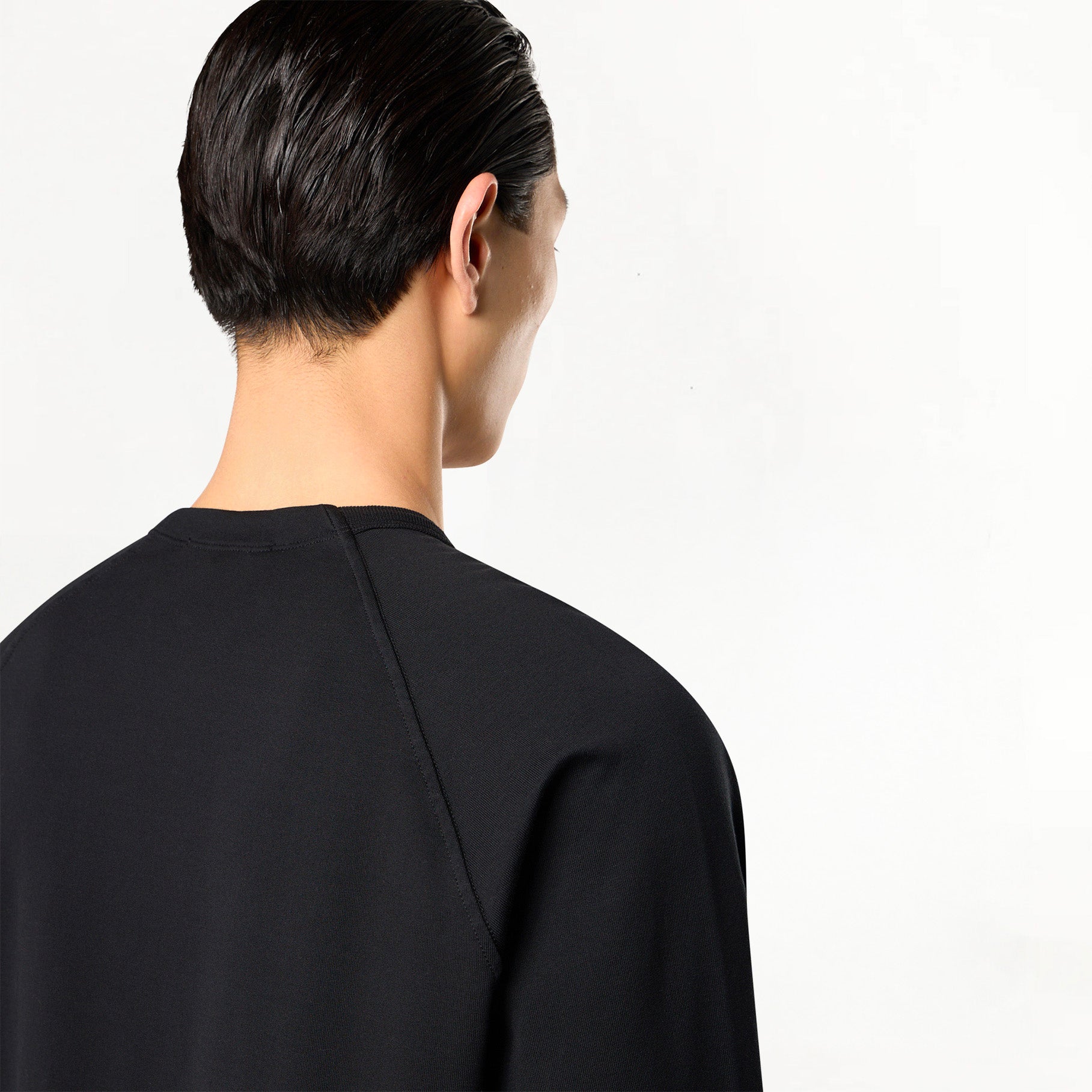 Sweat-shirt Stone Island Ghost en Coton Stretch 6100011 Noir