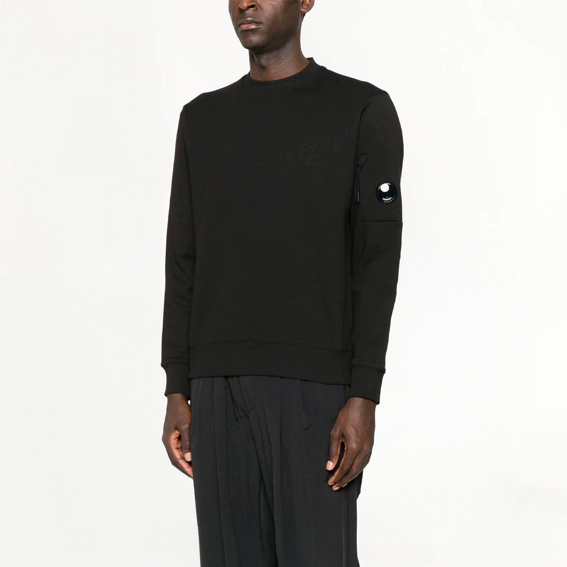 Sweatshirt C.P Company Diagonal Raised Fleece Lens Noir