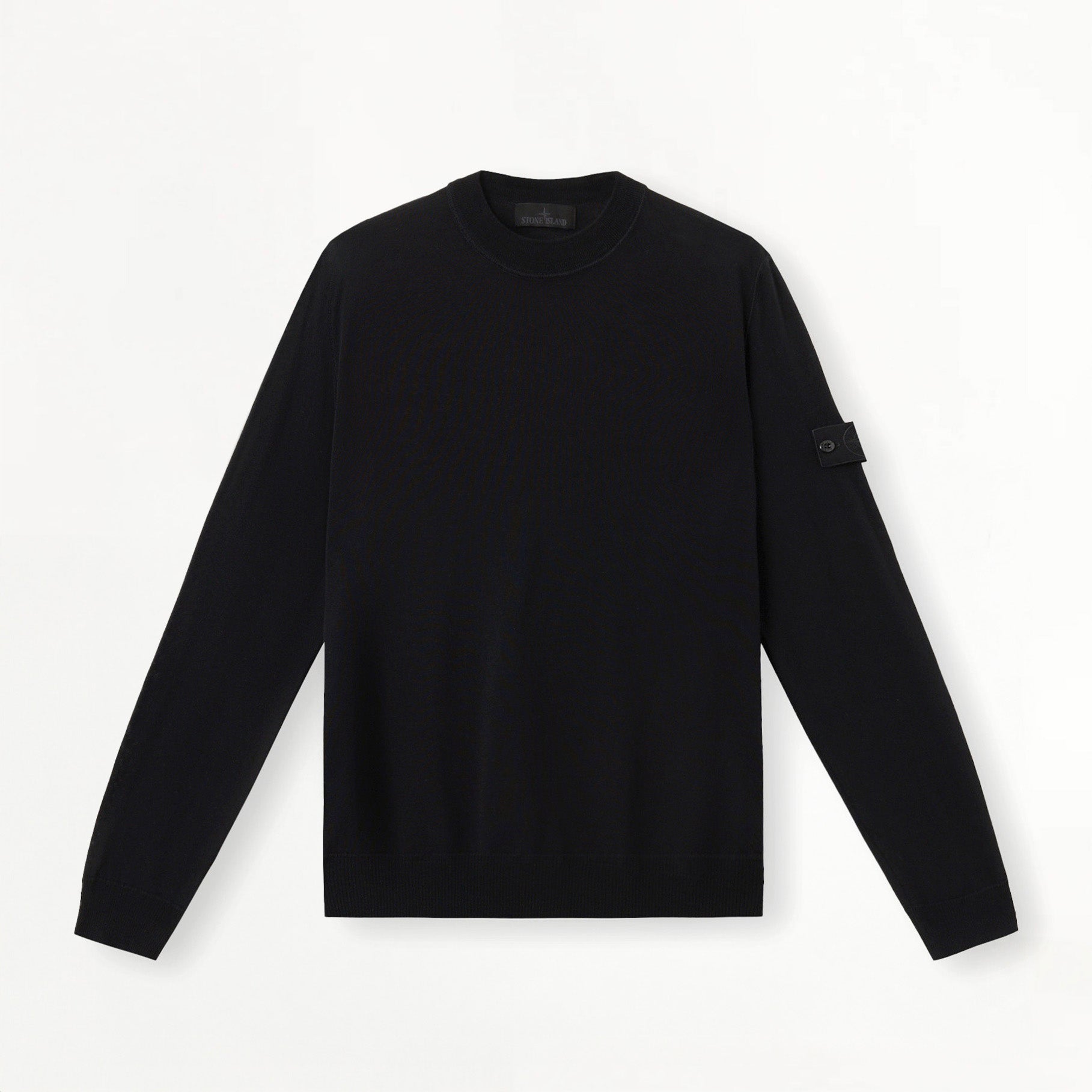 Pull Stone Island Ghost Ras-du-cou en Laine RWS 5100066 Noir