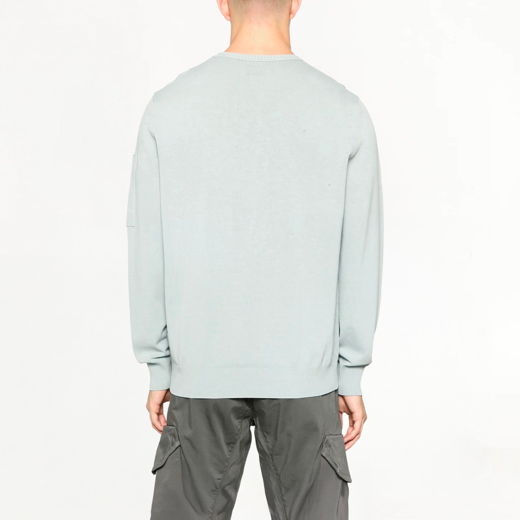 Pull C.P Company Cotton Crepe Lens Knit Stormy Weather