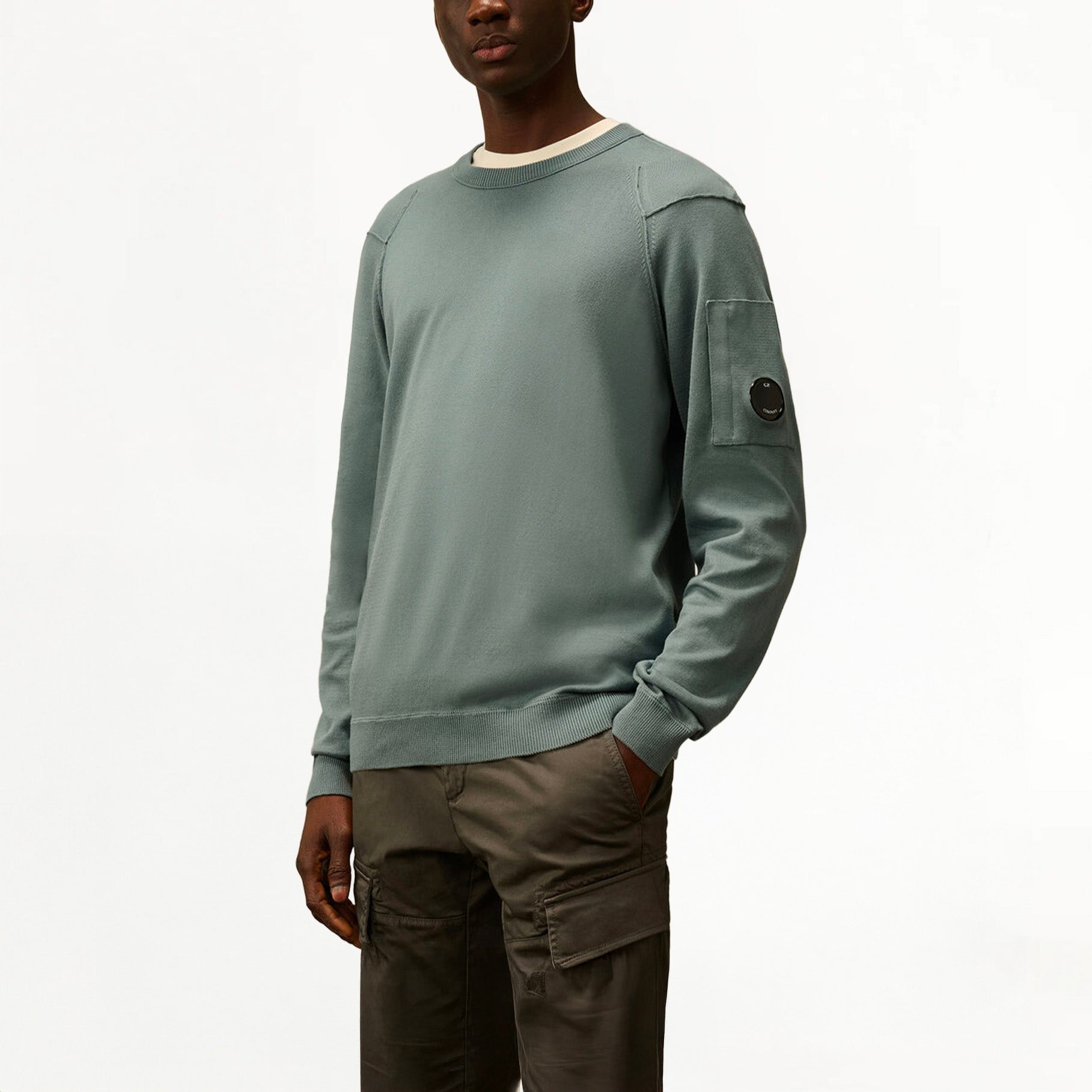 Pull C.P. Company Sea Island Lens Knit Stormy Weather